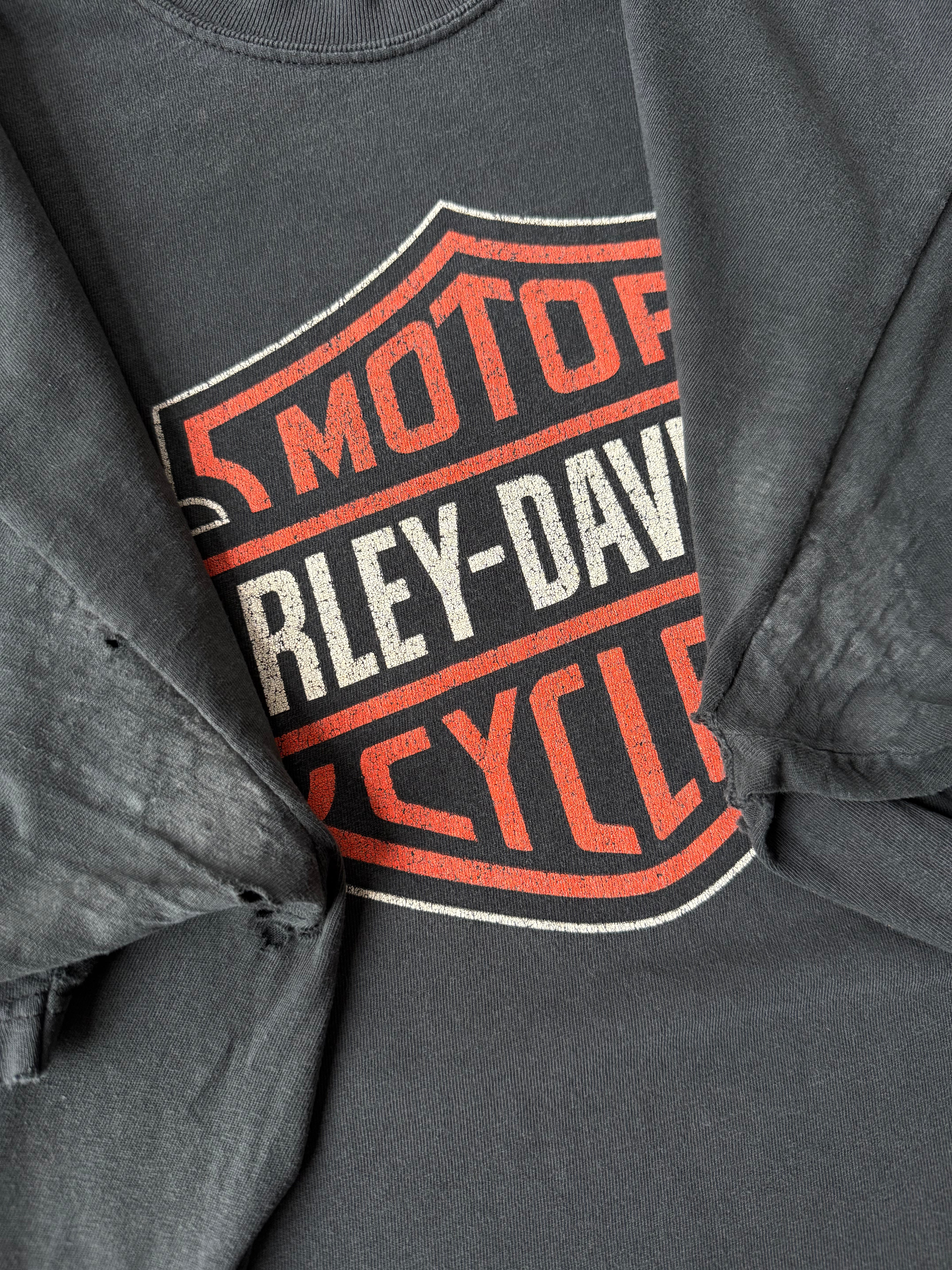 2000s Harley Davidson "classic logo" biker shirt (XL)
