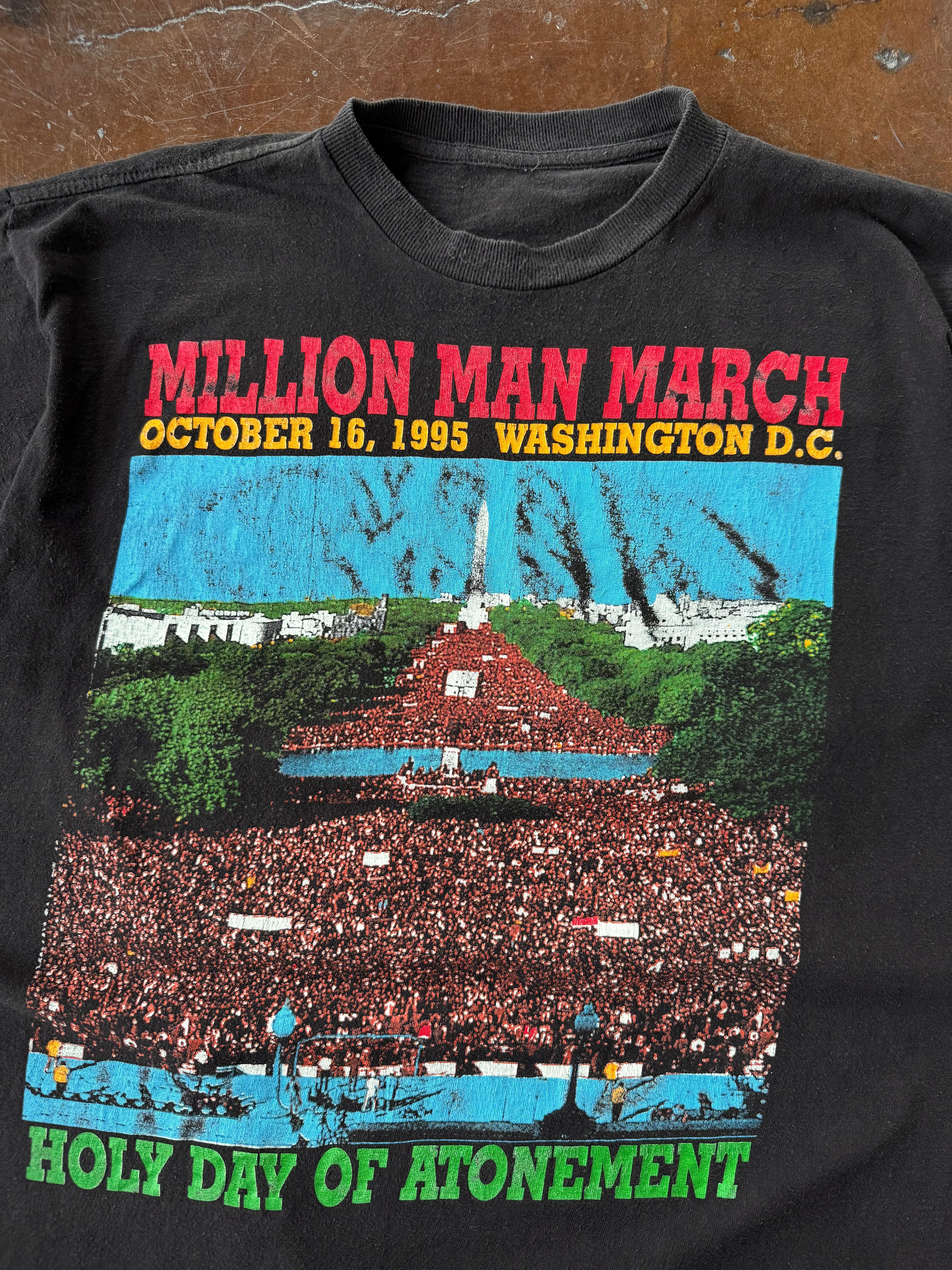 1995 Million Man March "memorial rap style" shirt (XL)