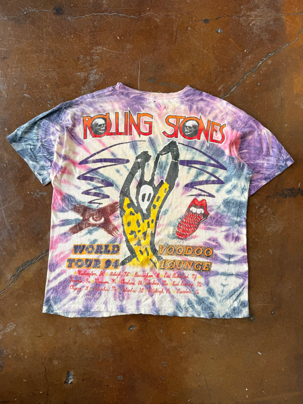 1994 Rolling Stones "voodoo lounge" band shirt (XL)