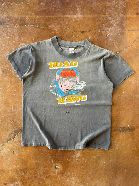 80s faded Harley Davidson "road hawg" shirt (LARGE)