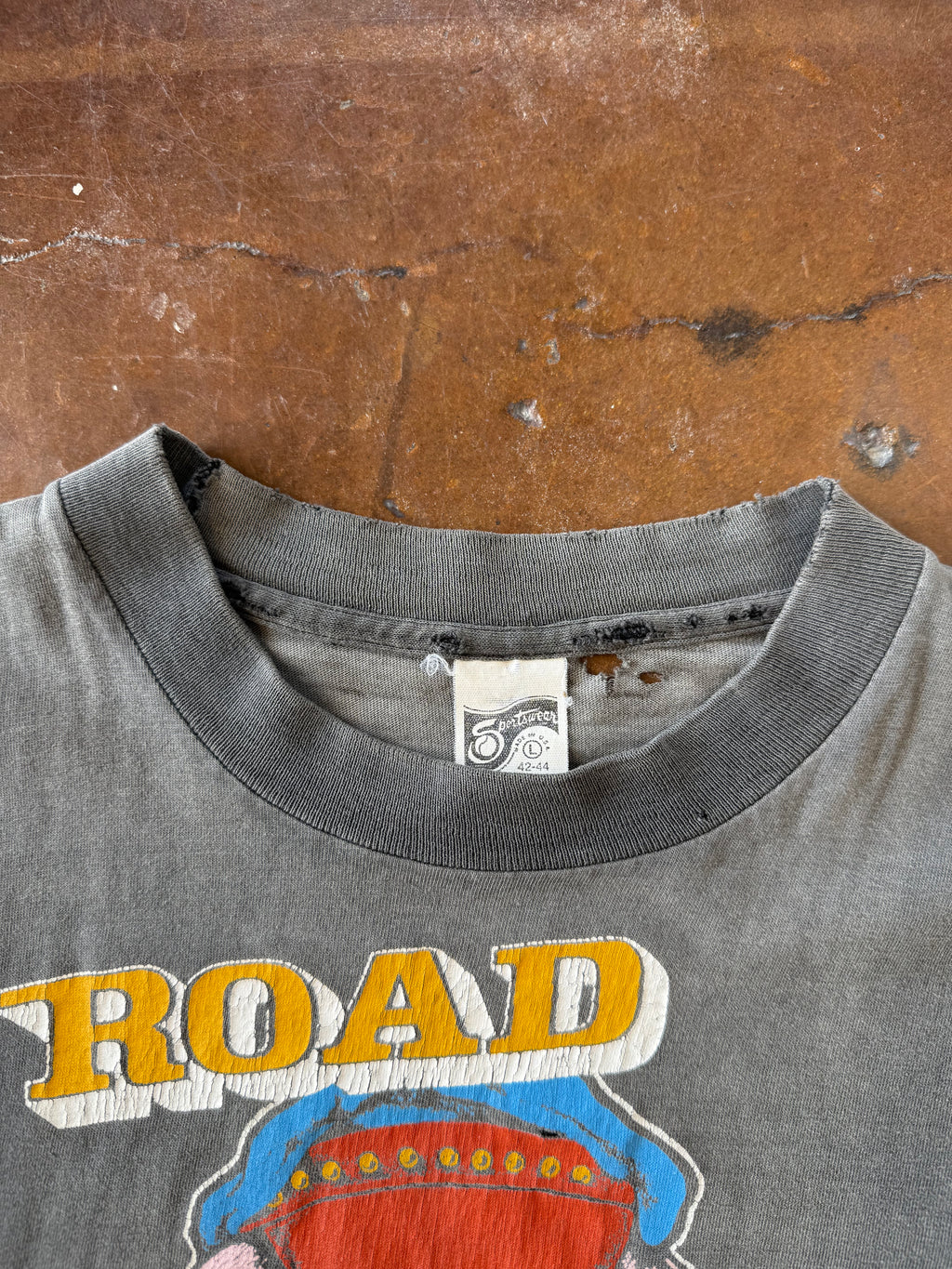 80s faded Harley Davidson "road hawg" shirt (LARGE)