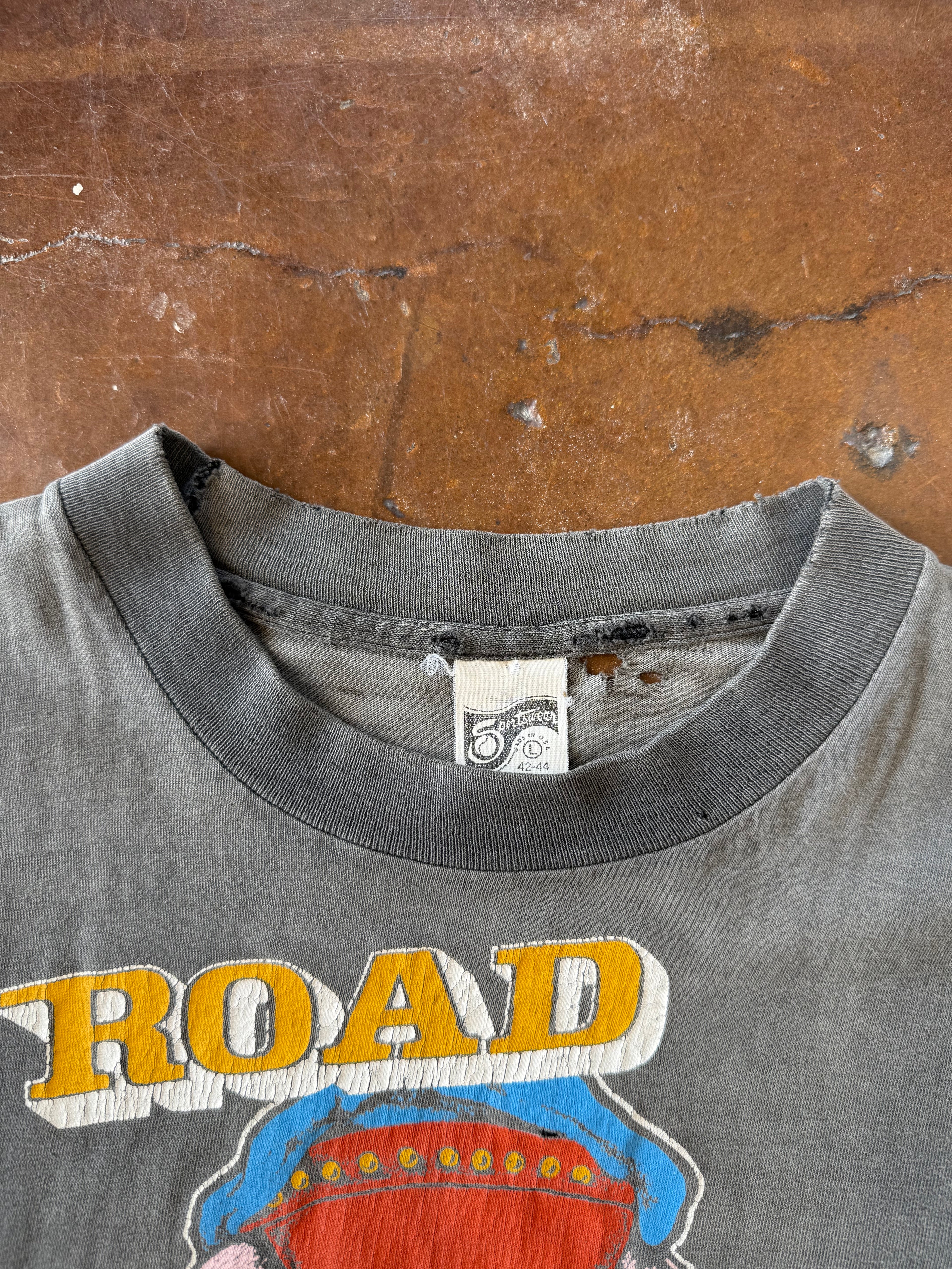 80s faded Harley Davidson "road hawg" shirt (LARGE)