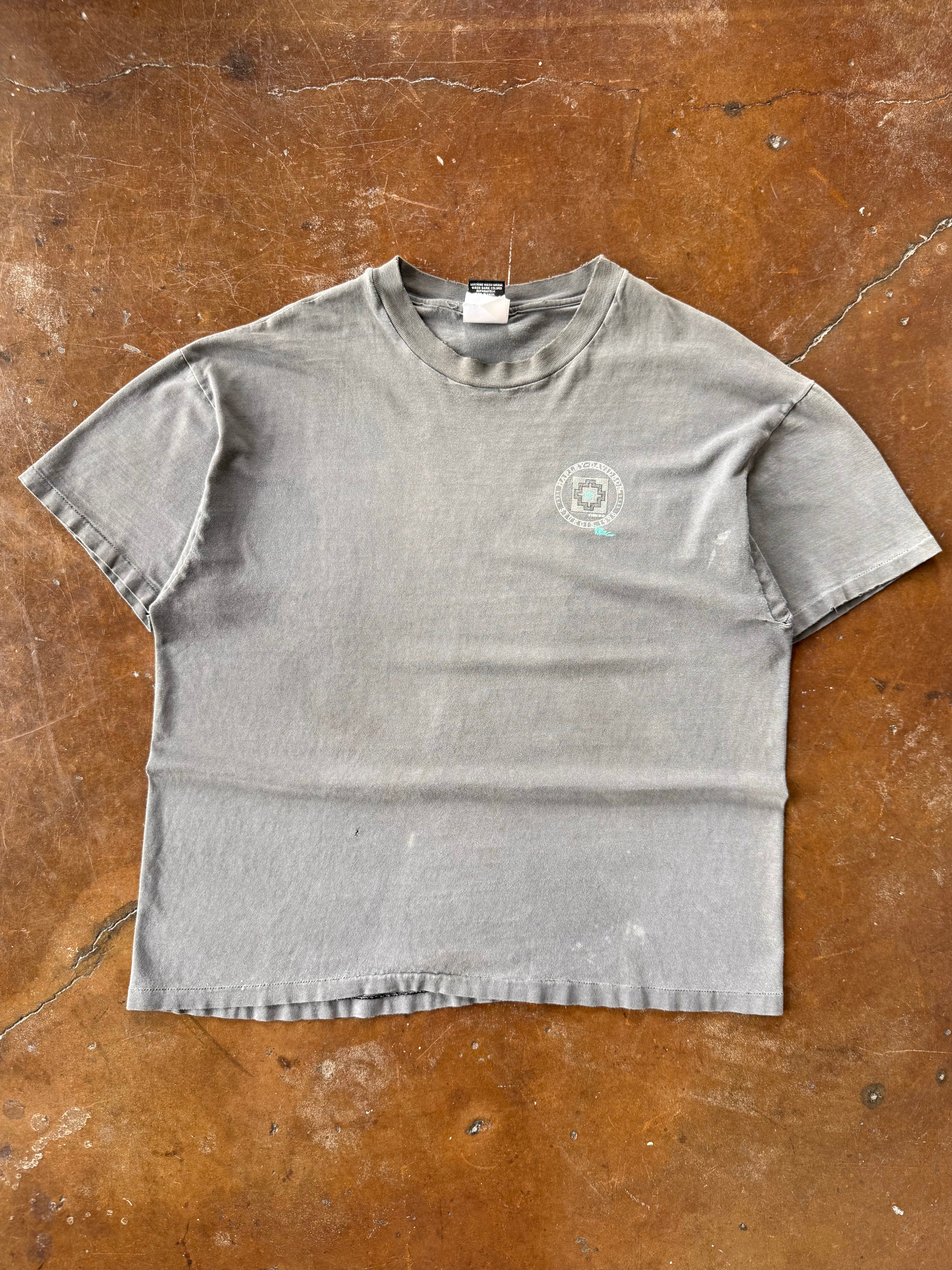 1996 faded & lightly distressed Harley Davidson "willie g" biker shirt (XL)