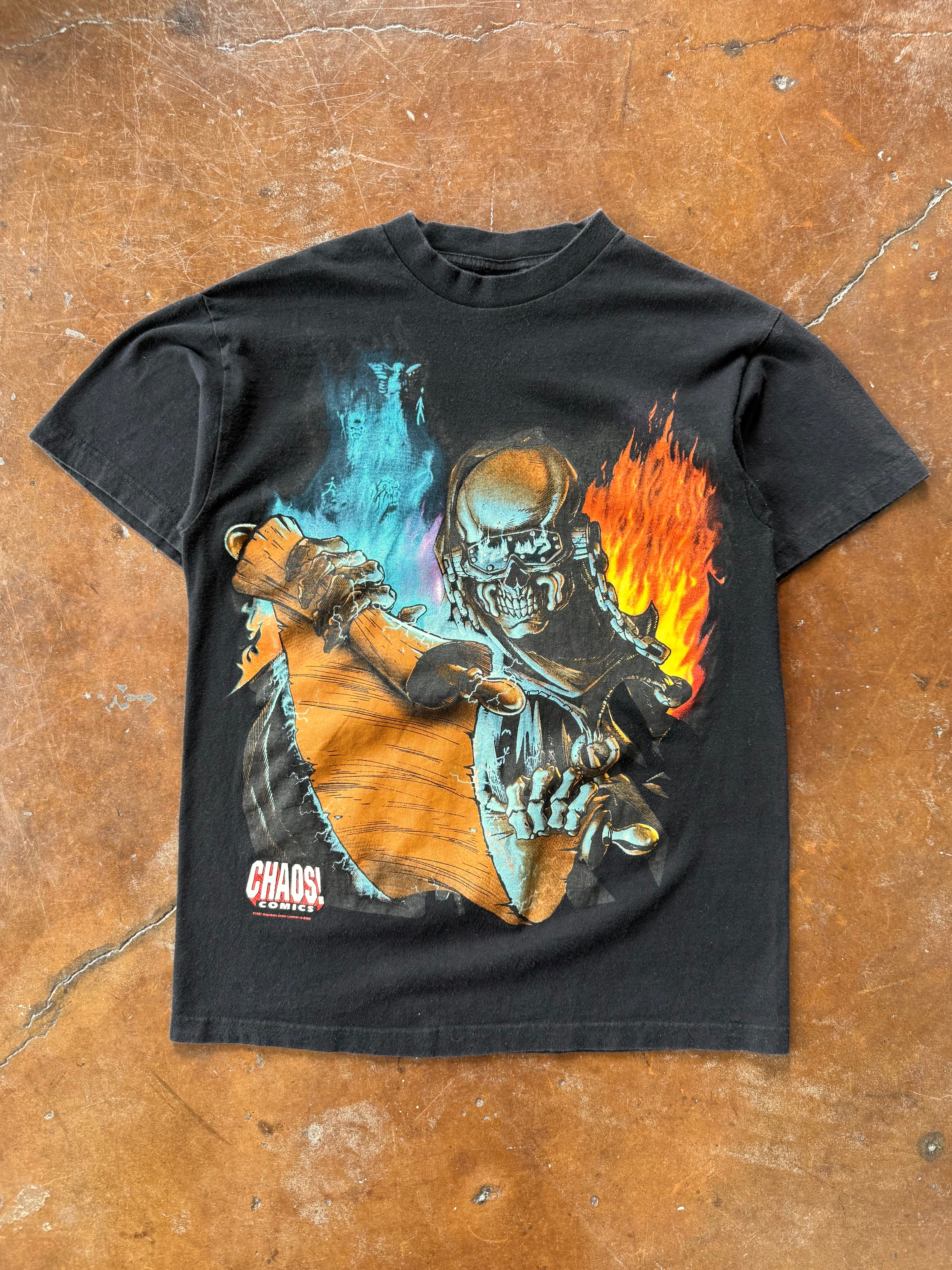 1997 Megadeth "chaos comics" band shirt (MEDIUM)