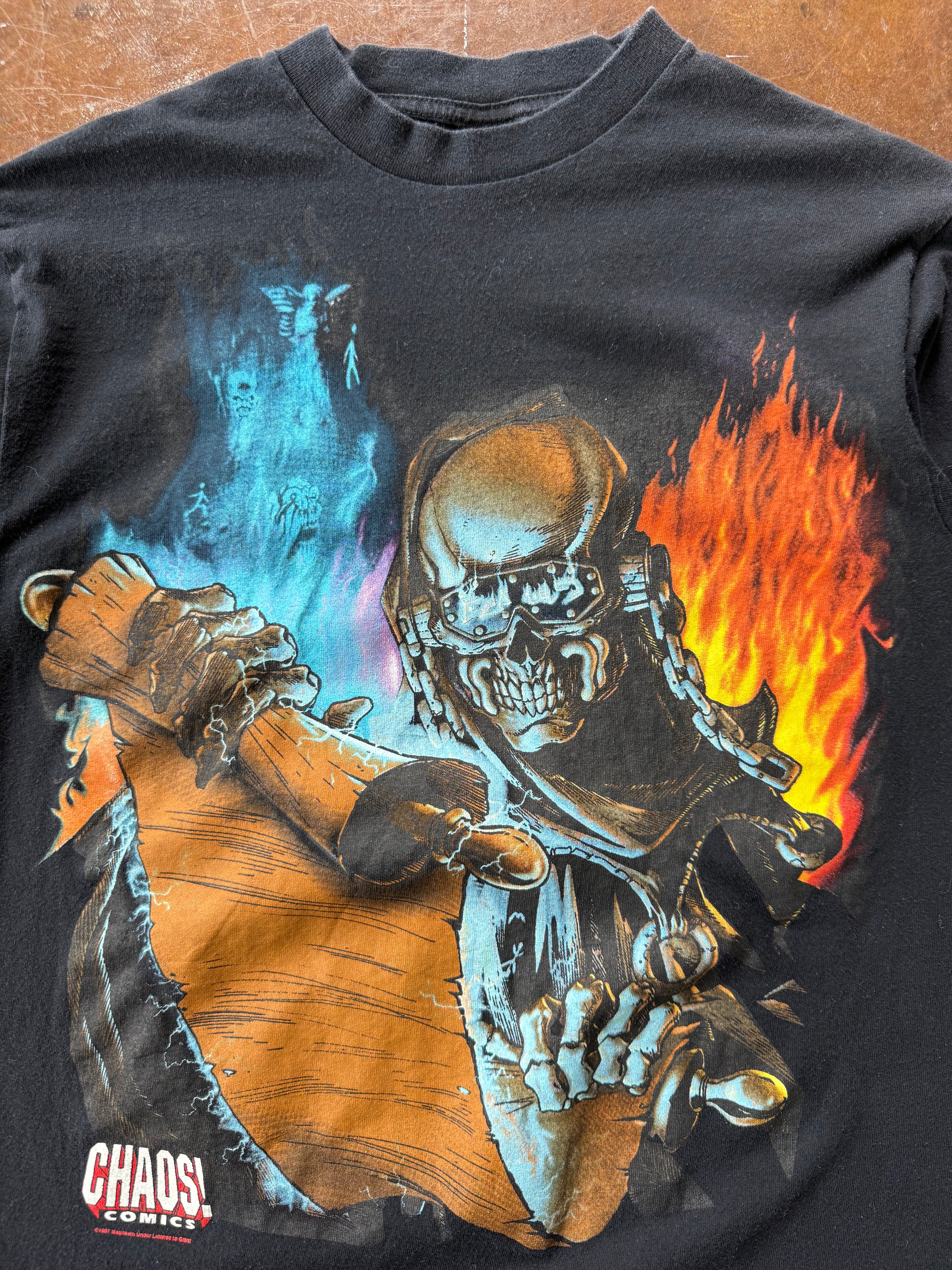 1997 Megadeth "chaos comics" band shirt (MEDIUM)