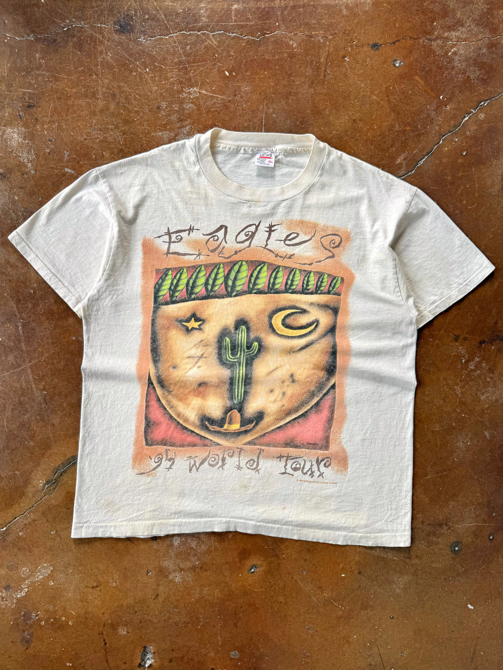 1994 Eagles "world tour" band shirt (XL)
