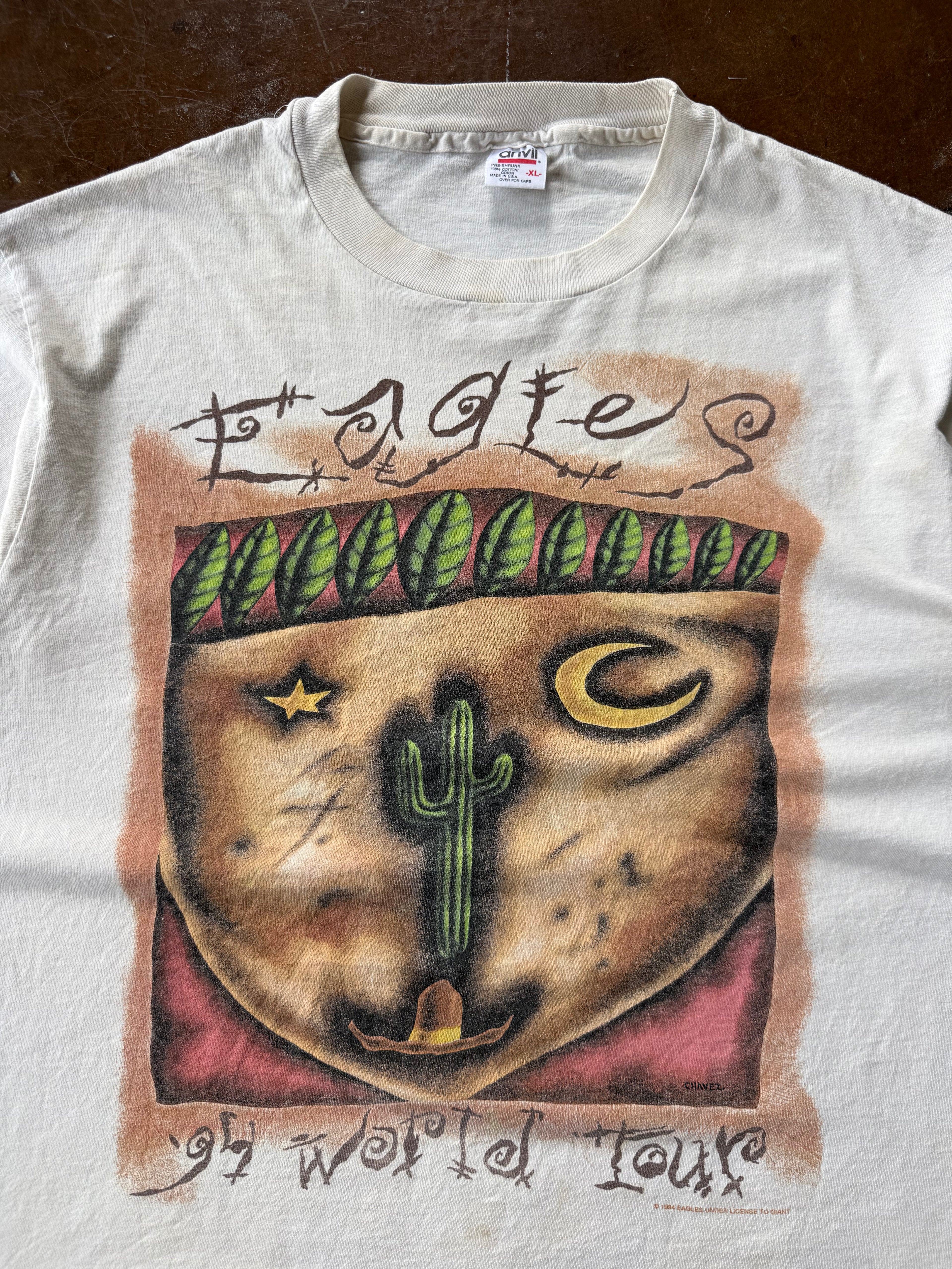 1994 Eagles "world tour" band shirt (XL)