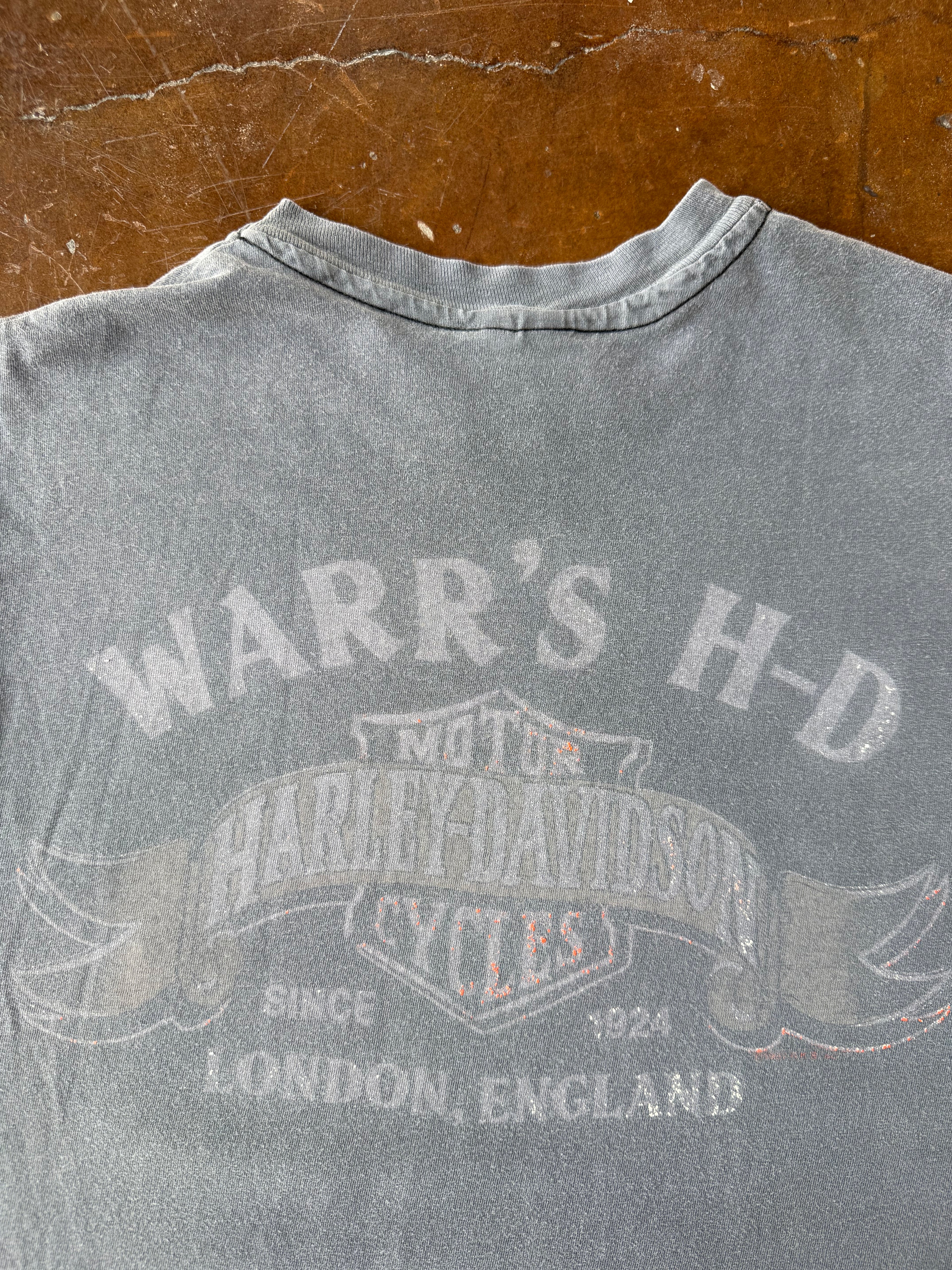 80s faded Harley Davidson "if I have to explain, you wouldn't understand" biker shirt (LARGE)