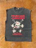 2013 Murder Junkies "killing tradition" cut-off band shirt (LARGE)
