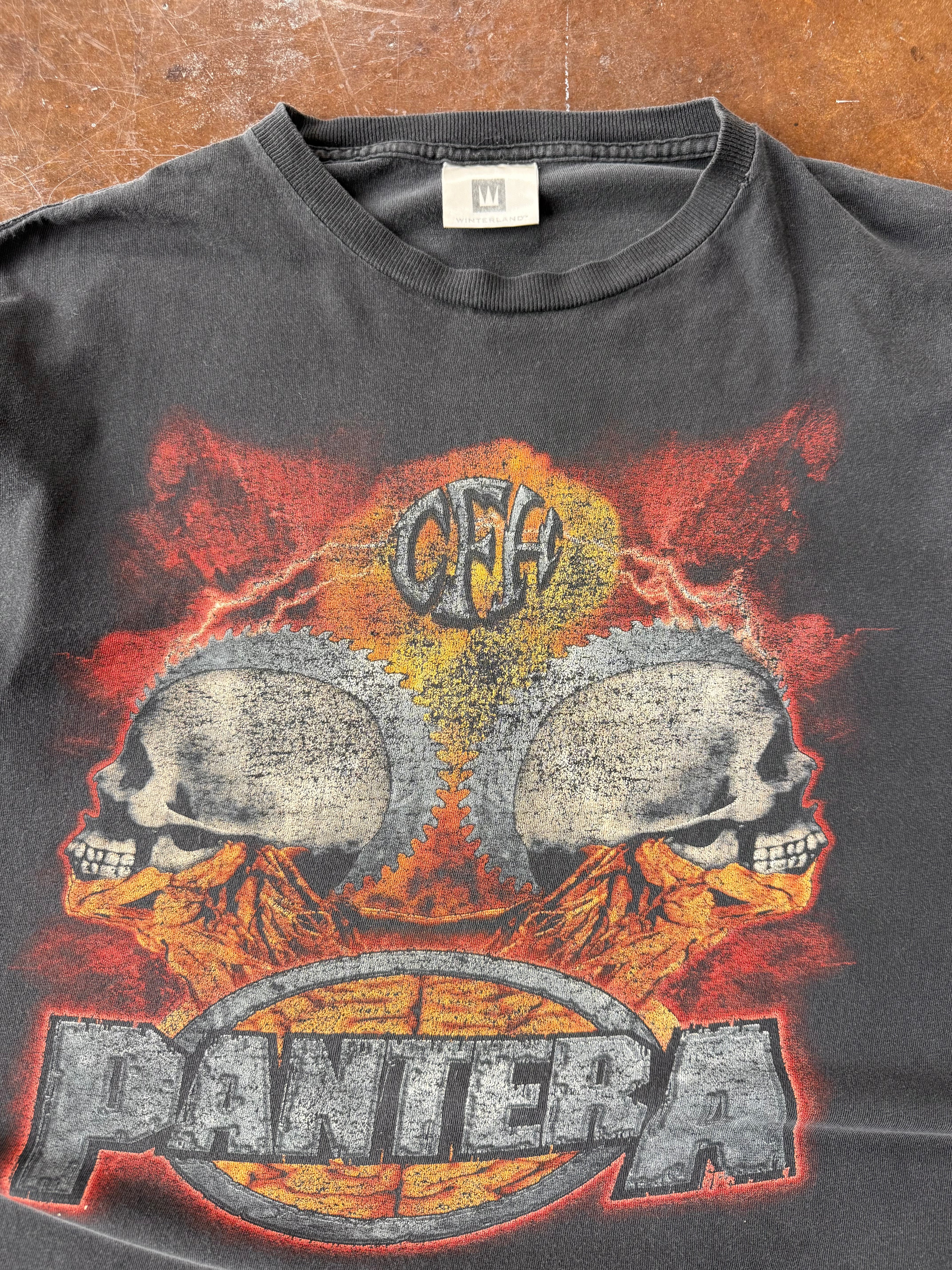 2000 Pantera "cowboys from hell" band shirt (LARGE)