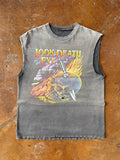 90s faded Redeye Choppers "look death in the eye" cut-off shirt (LARGE)