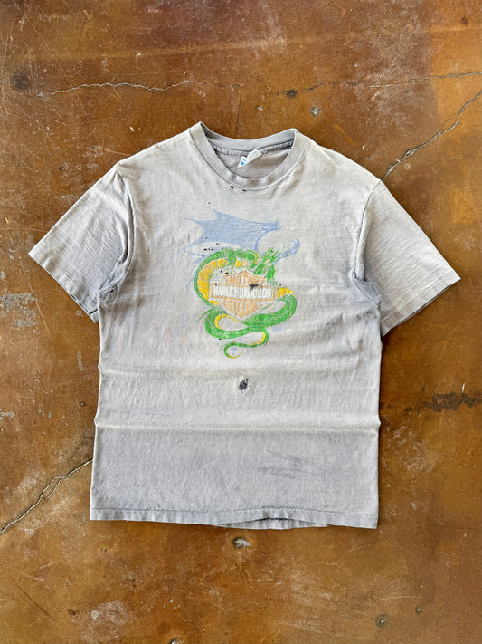 1987 faded Harley Davidson "dragon" shirt (LARGE)