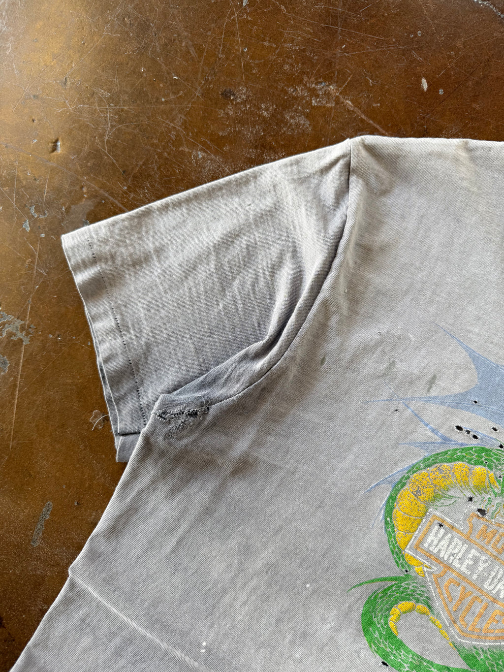 1987 faded Harley Davidson "dragon" shirt (LARGE)