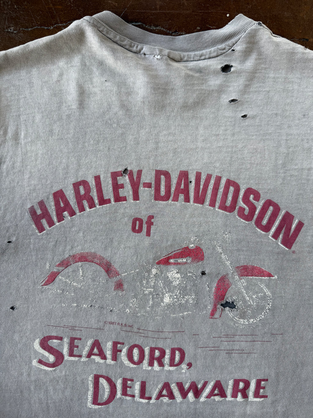 1987 faded Harley Davidson "dragon" shirt (LARGE)