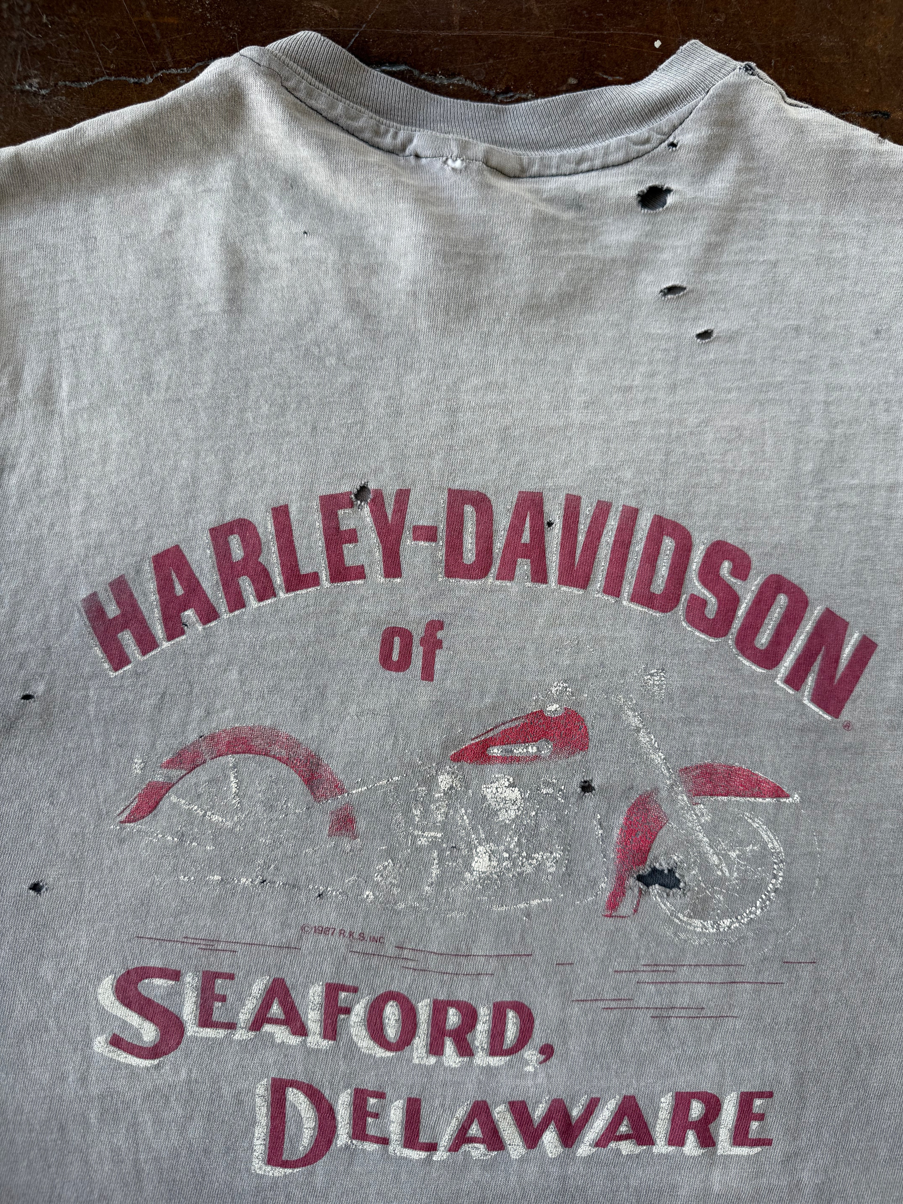 1987 faded Harley Davidson "dragon" shirt (LARGE)