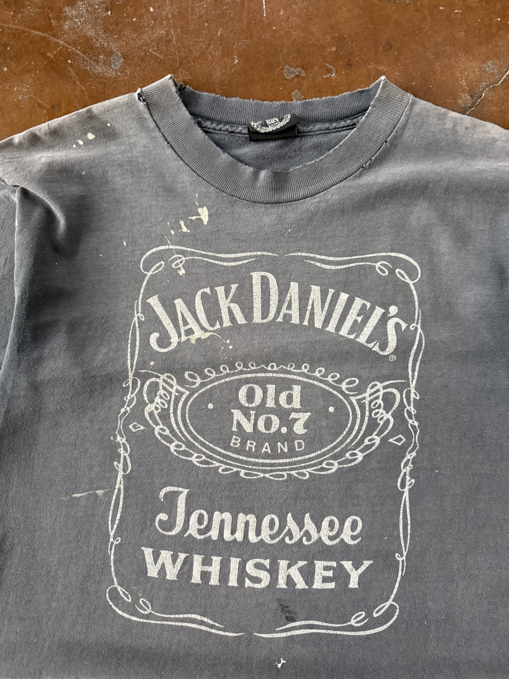 2000s faded Jack Daniel's promo shirt (MEDIUM)