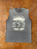 90s Harley Davidson "nobody's ol' lady" biker cut-off shirt (LARGE)