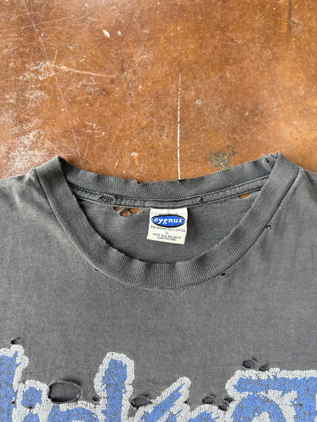 2001 faded & distressed Slipkont cut-off band shirt (LARGE)