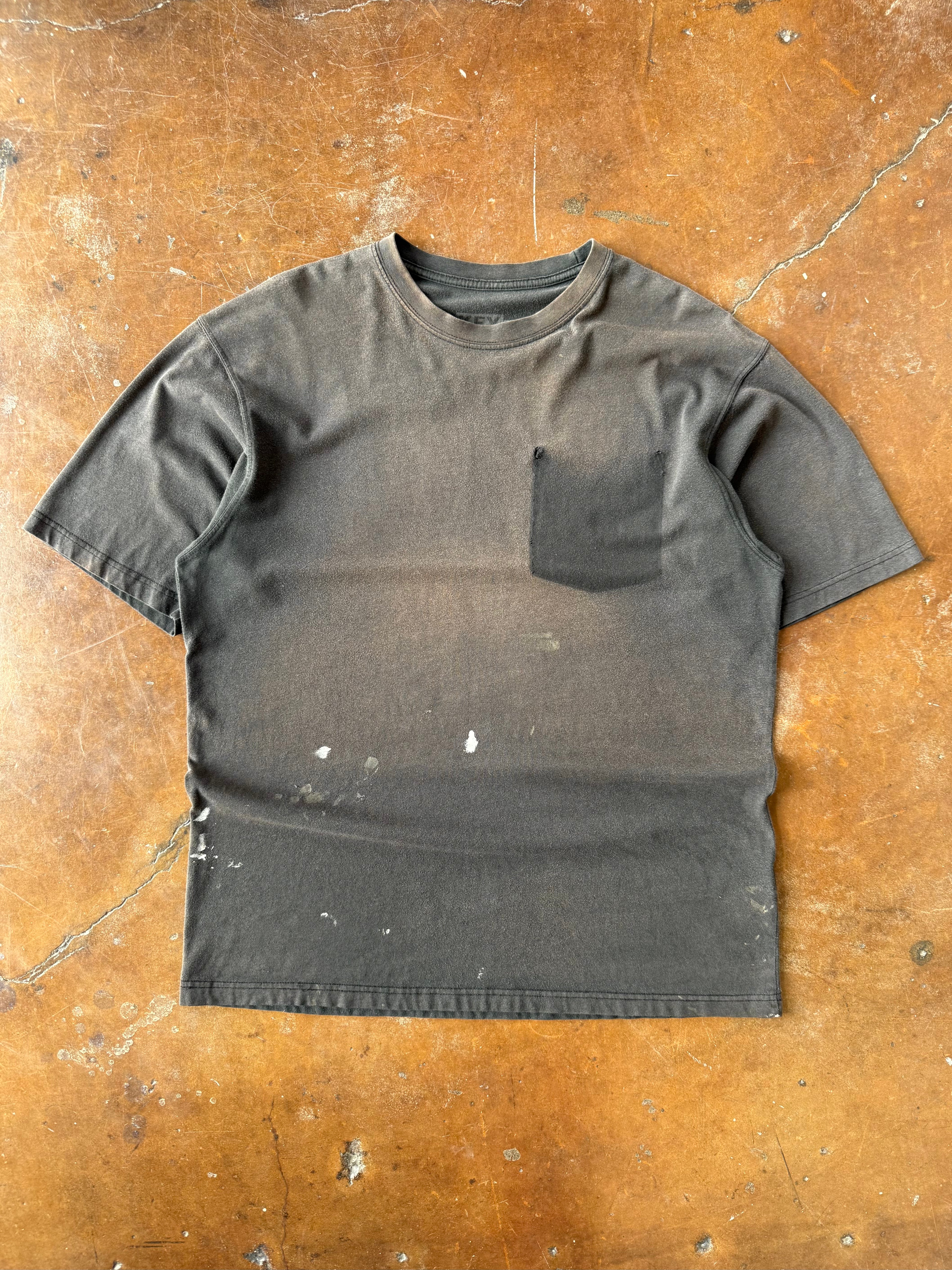 2000s faded Ghost pocket blank shirt (XL)