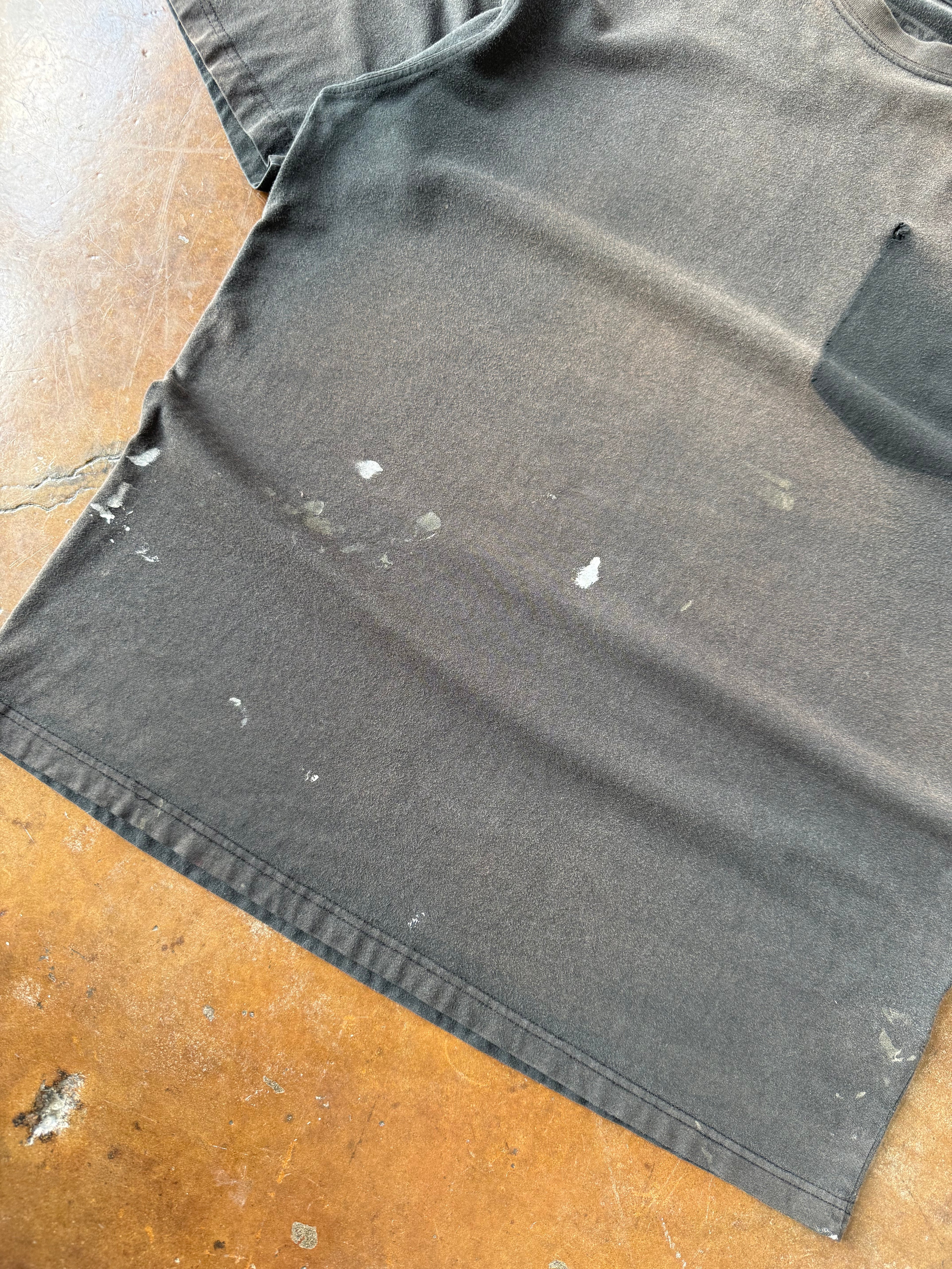 2000s faded Ghost pocket blank shirt (XL)