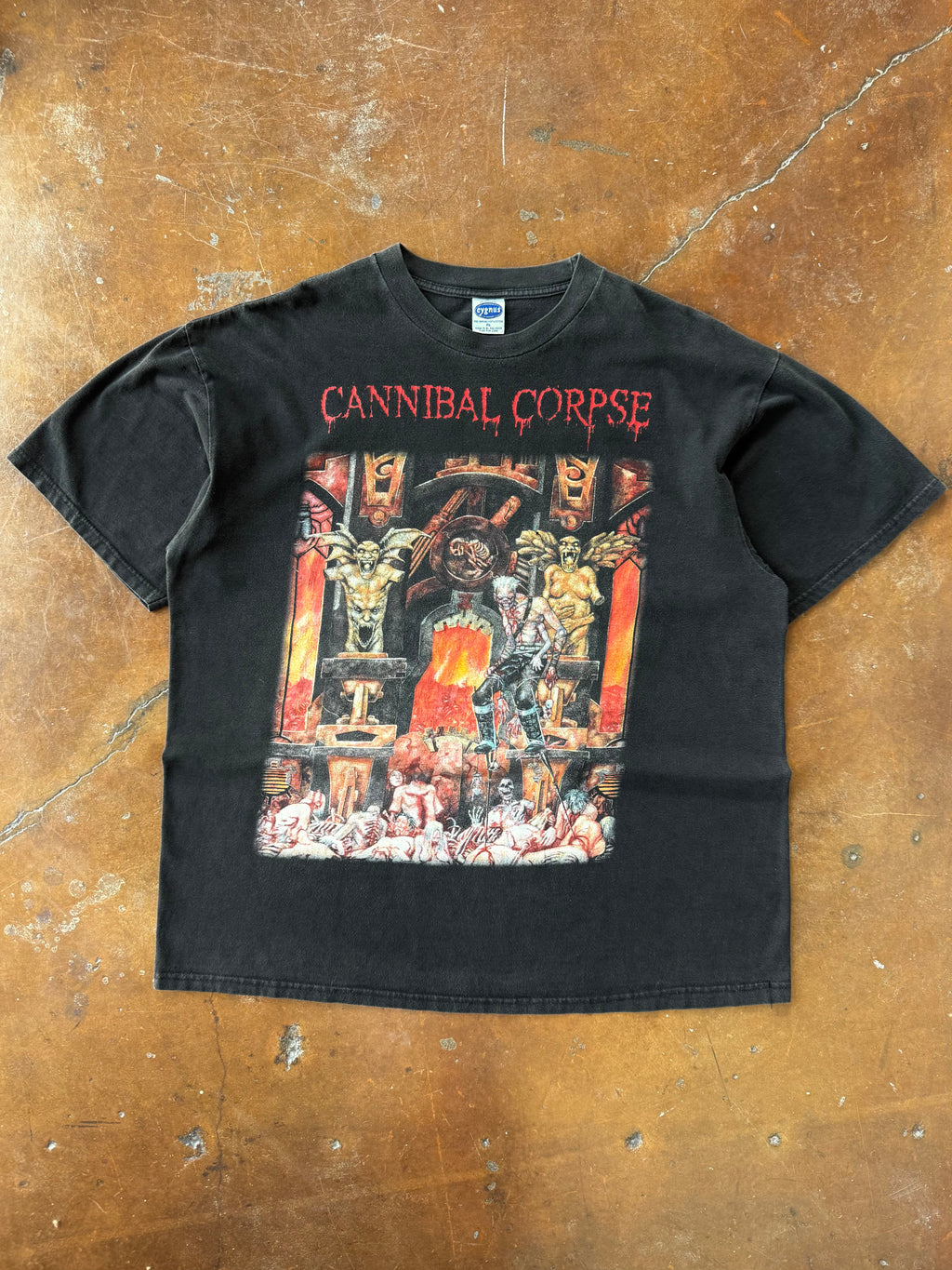 2001 Cannibal Corpse "spring neckbreak tour" band shirt (XL)