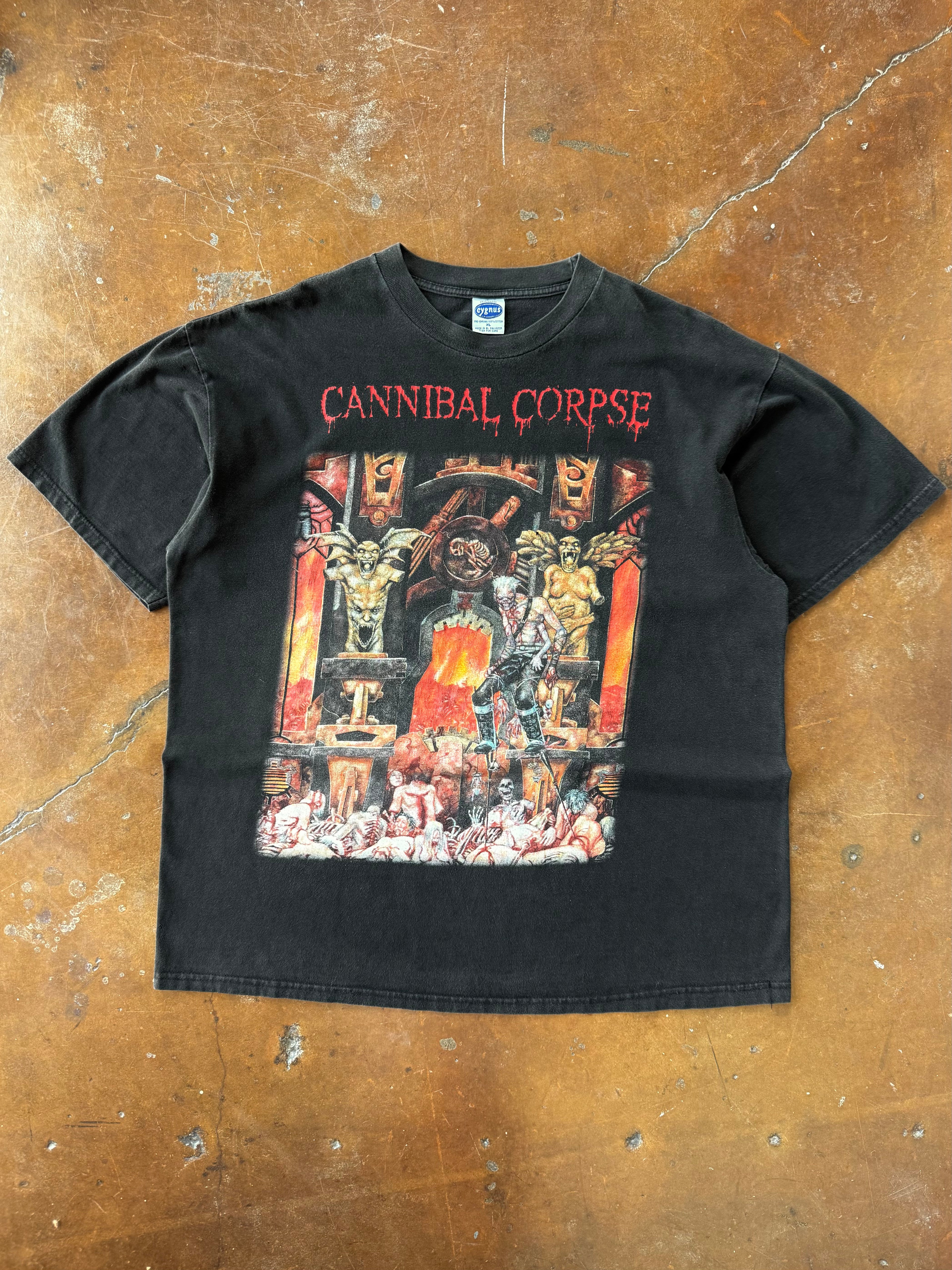 2001 Cannibal Corpse "spring neckbreak tour" band shirt (XL)