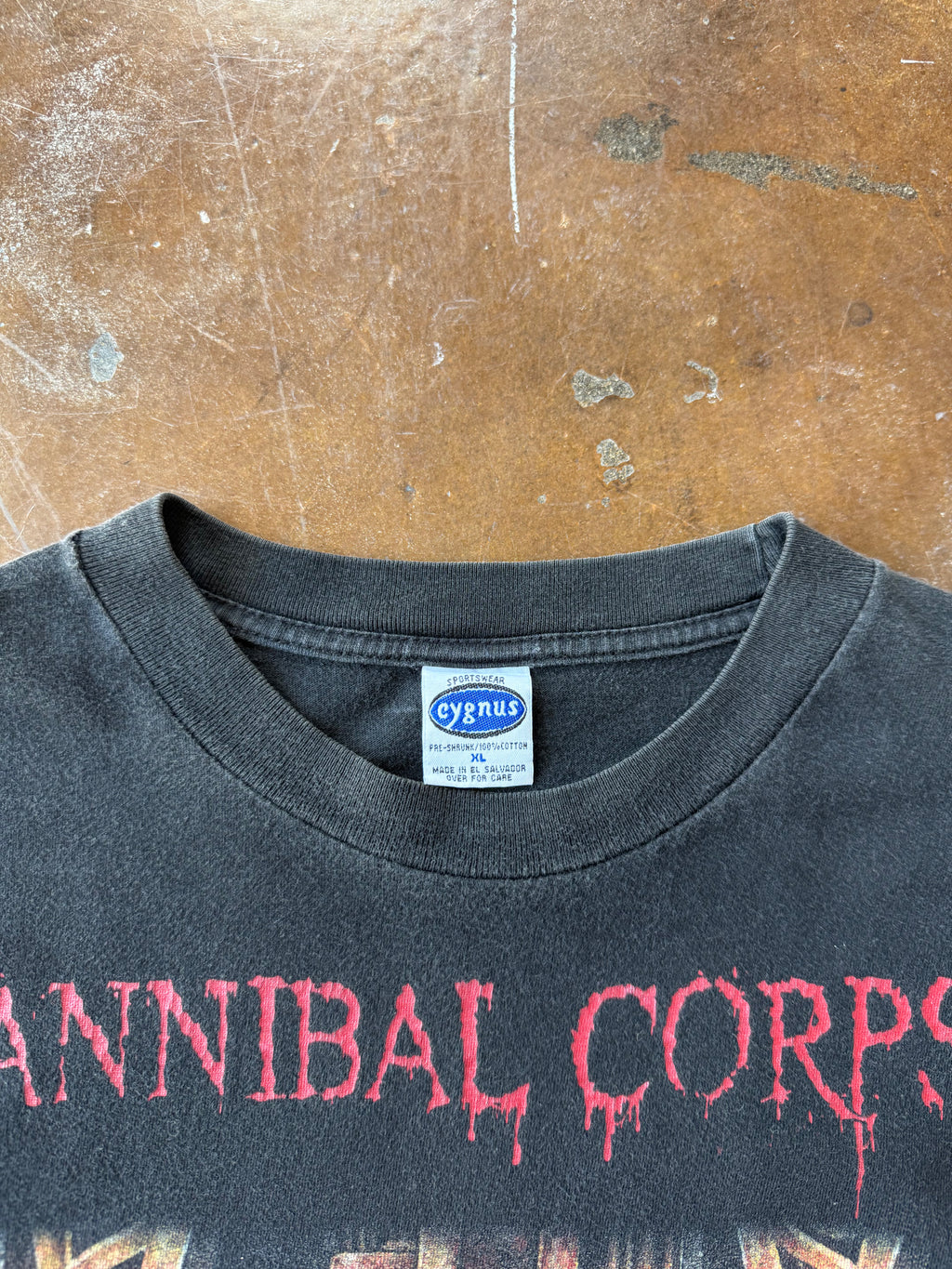 2001 Cannibal Corpse "spring neckbreak tour" band shirt (XL)