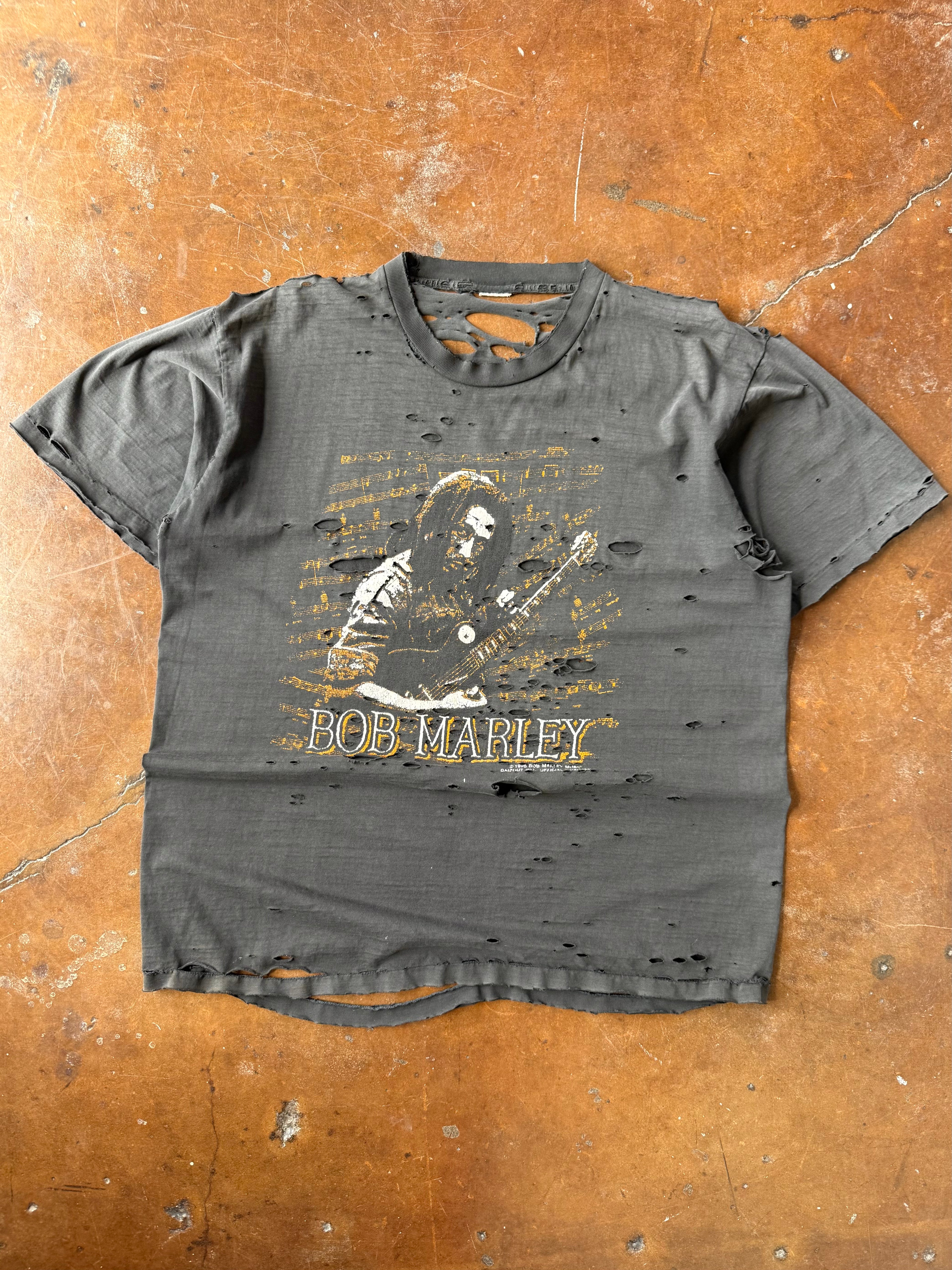 1995 faded & distressed Bob Marley shirt (XL)
