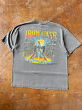 90s faded Iron Gate Saloon "still burning" biker shirt (XL)