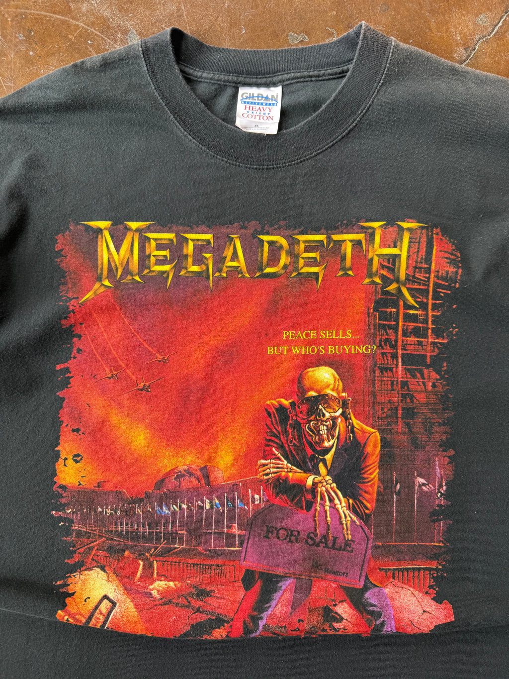 2000s Megadeth "peace sells, but who's buying" band shirt (XL)
