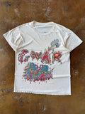 1992 lightly distressed Gwar "they dont come to your town" band shirt (LARGE)