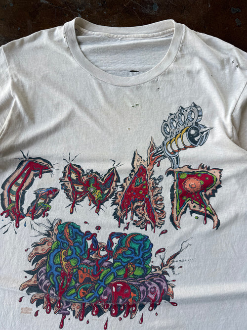 1992 lightly distressed Gwar "they dont come to your town" band shirt (LARGE)