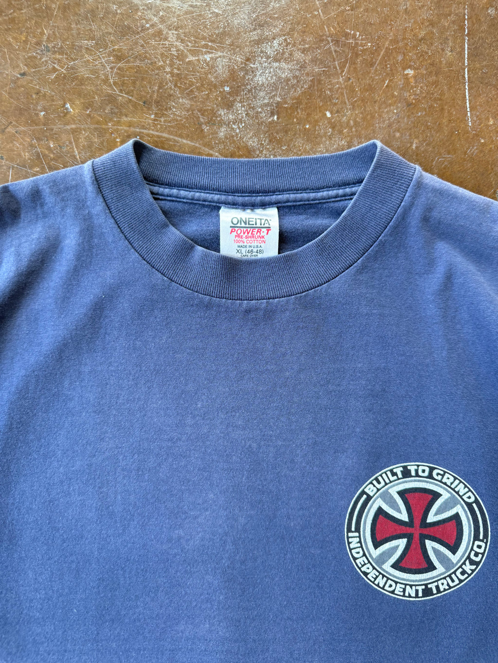 90s Independent "built to grind" skate shirt (XL)