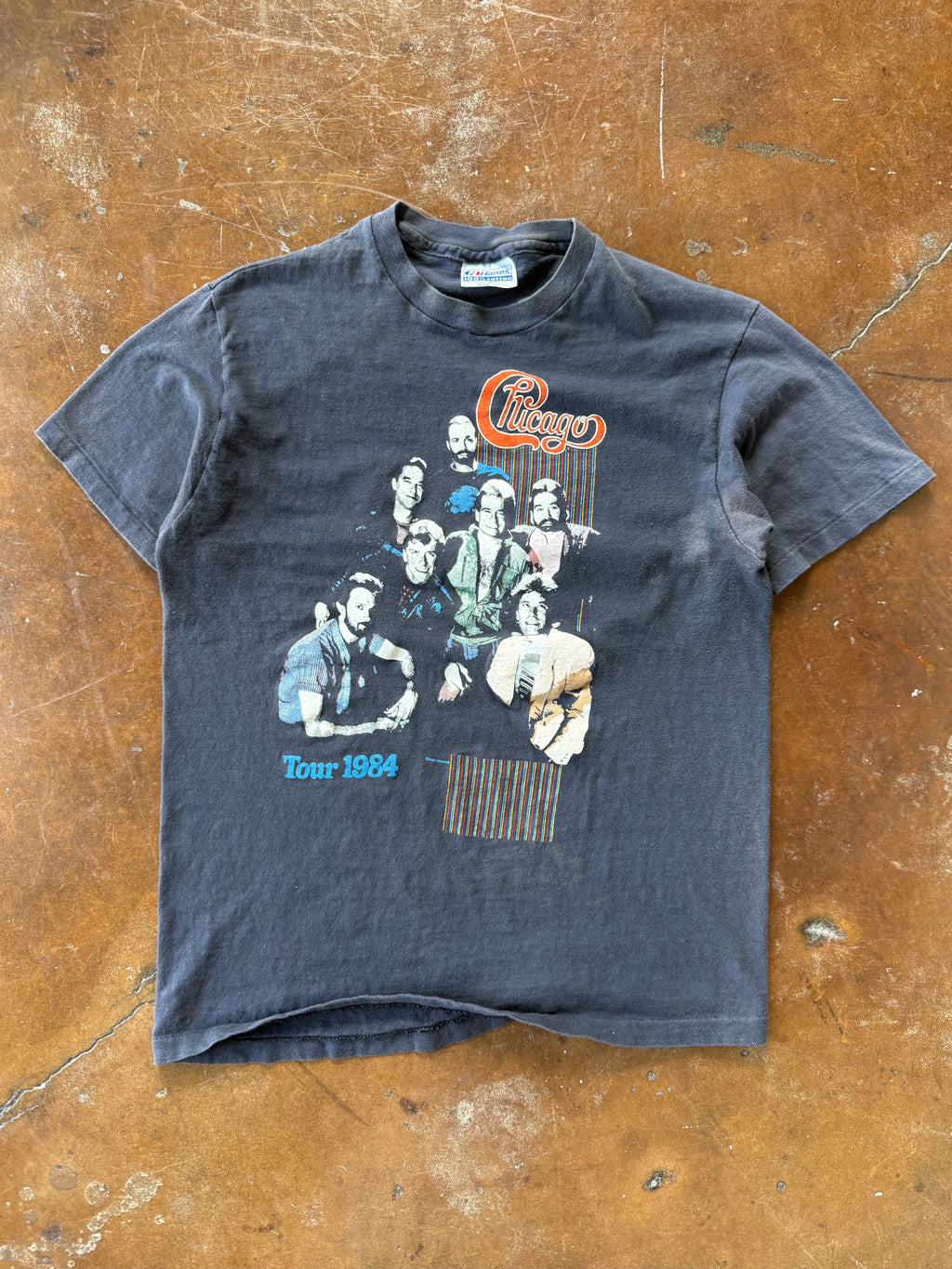 1984 Chicago "on tour" band shirt (MEDIUM)