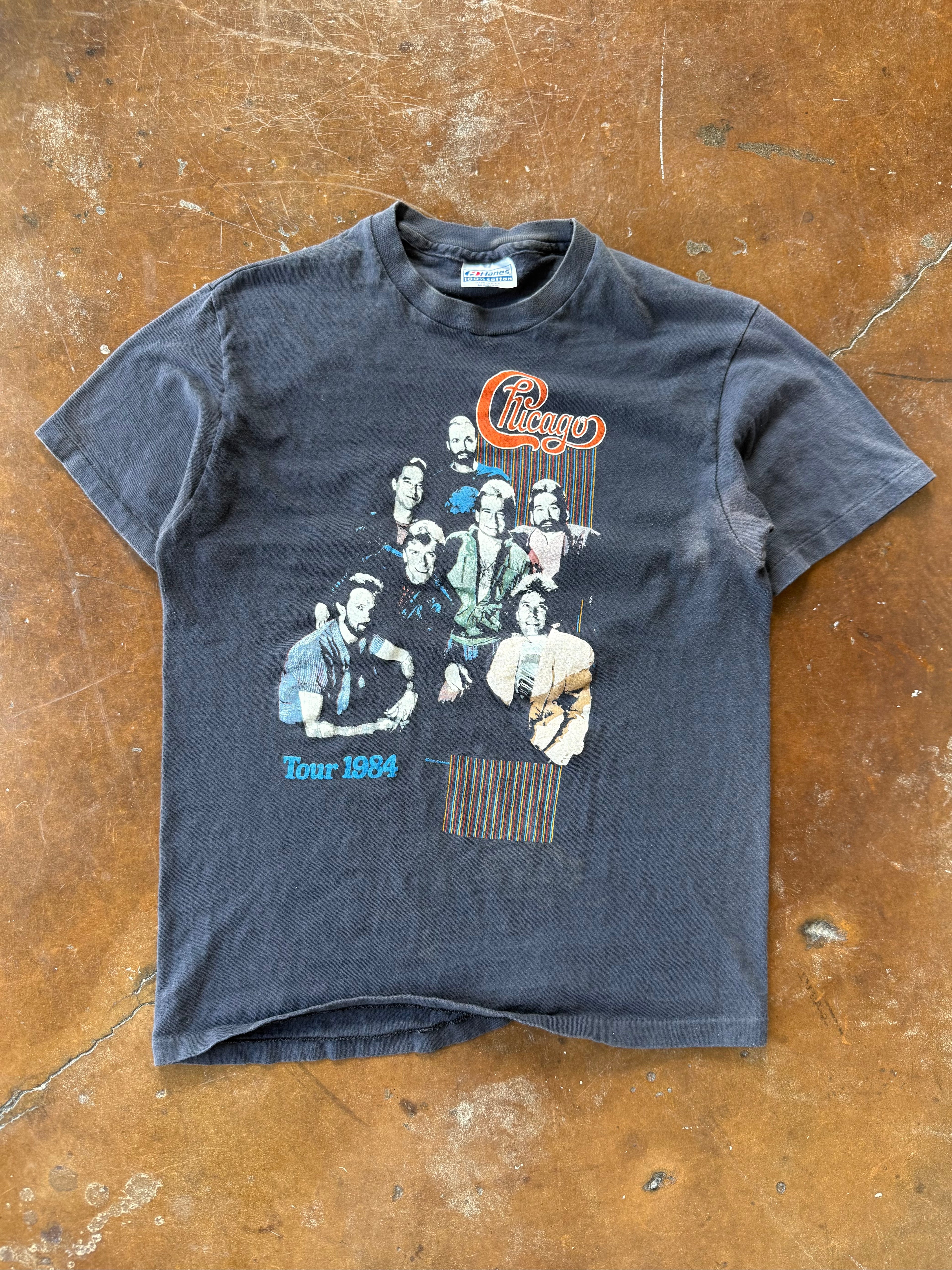 1984 Chicago "on tour" band shirt (MEDIUM)
