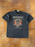 2005 Biketoberfest "flaming skull" biker shirt (LARGE)