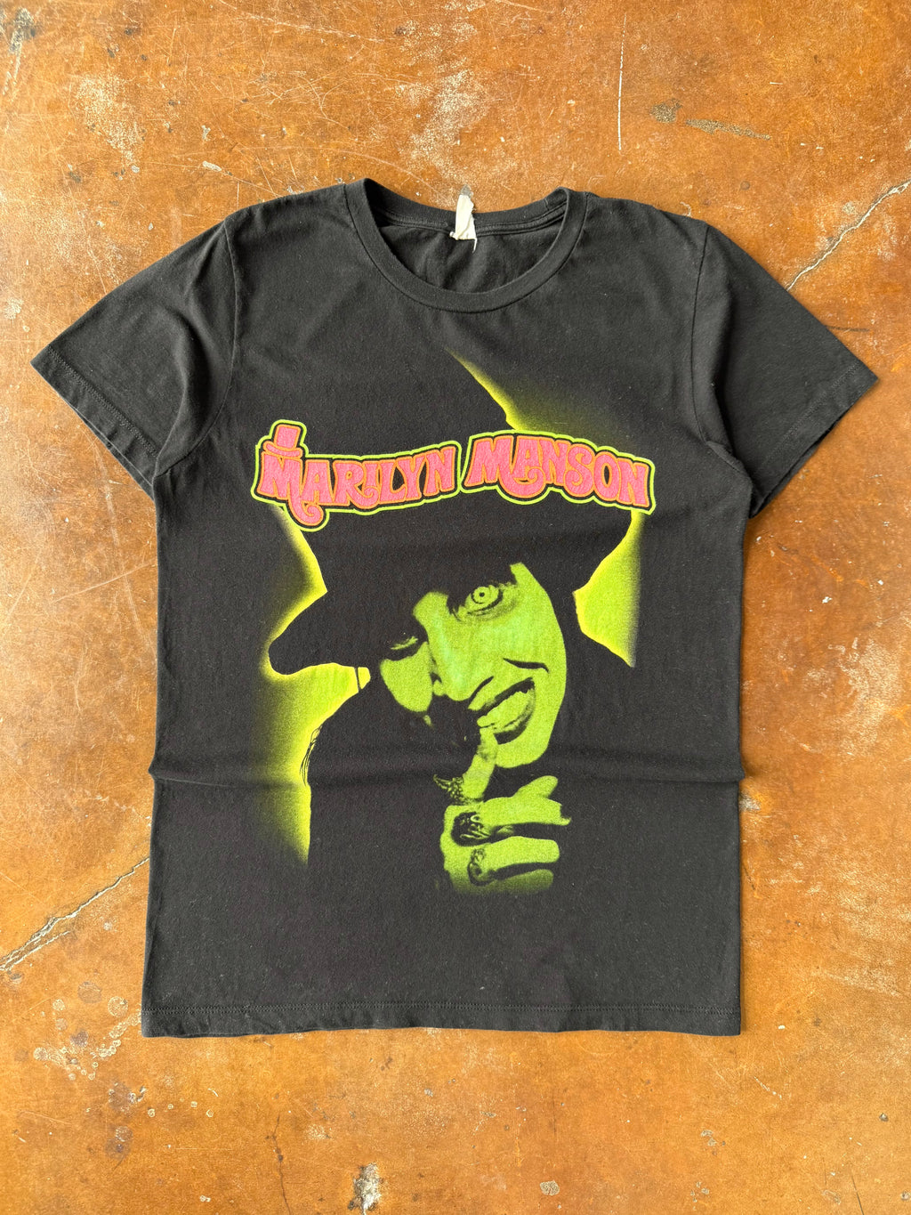 2000s Marilyn Manson "portrait" band shirt (LARGE)