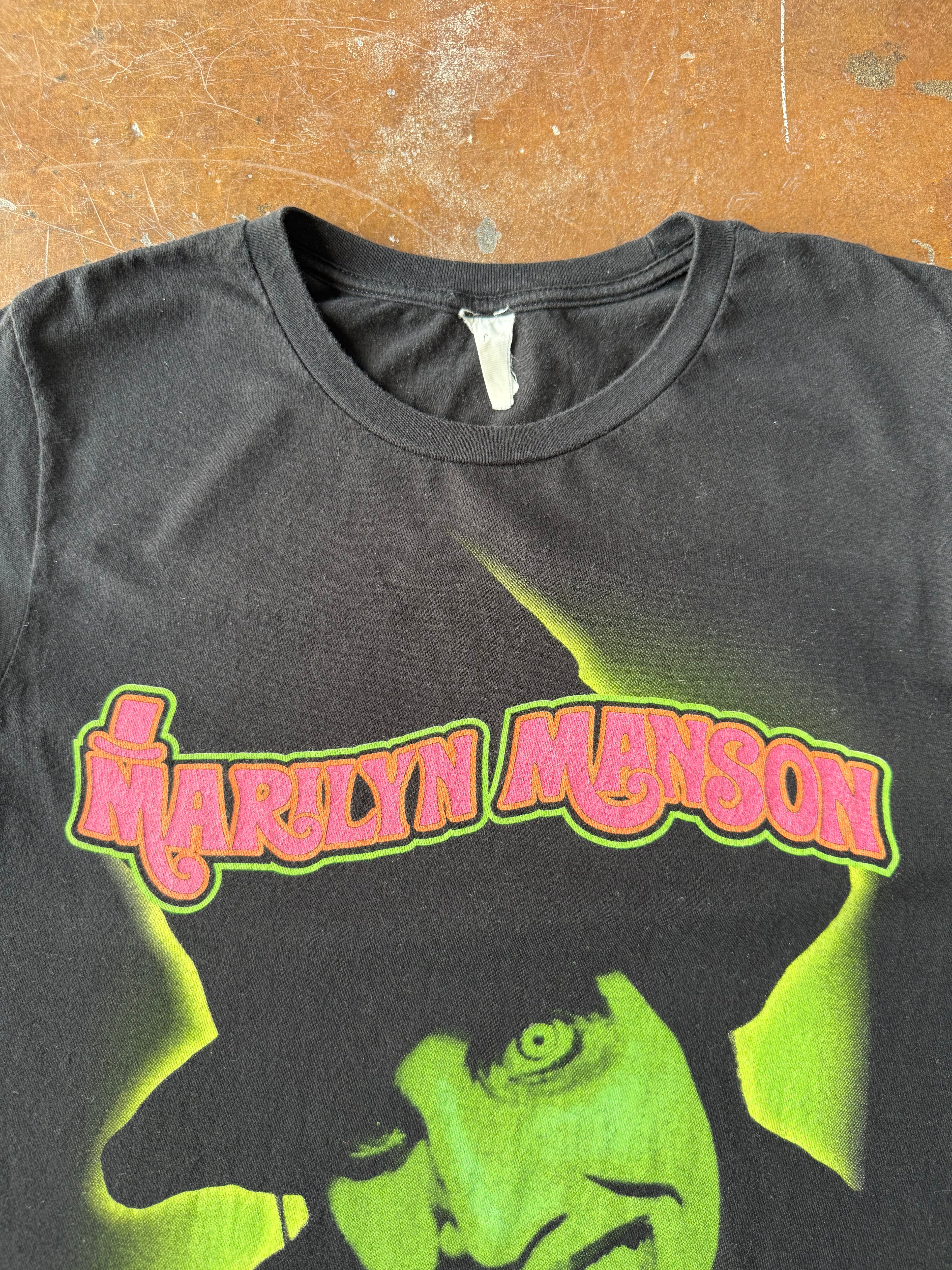 2000s Marilyn Manson "portrait" band shirt (LARGE)