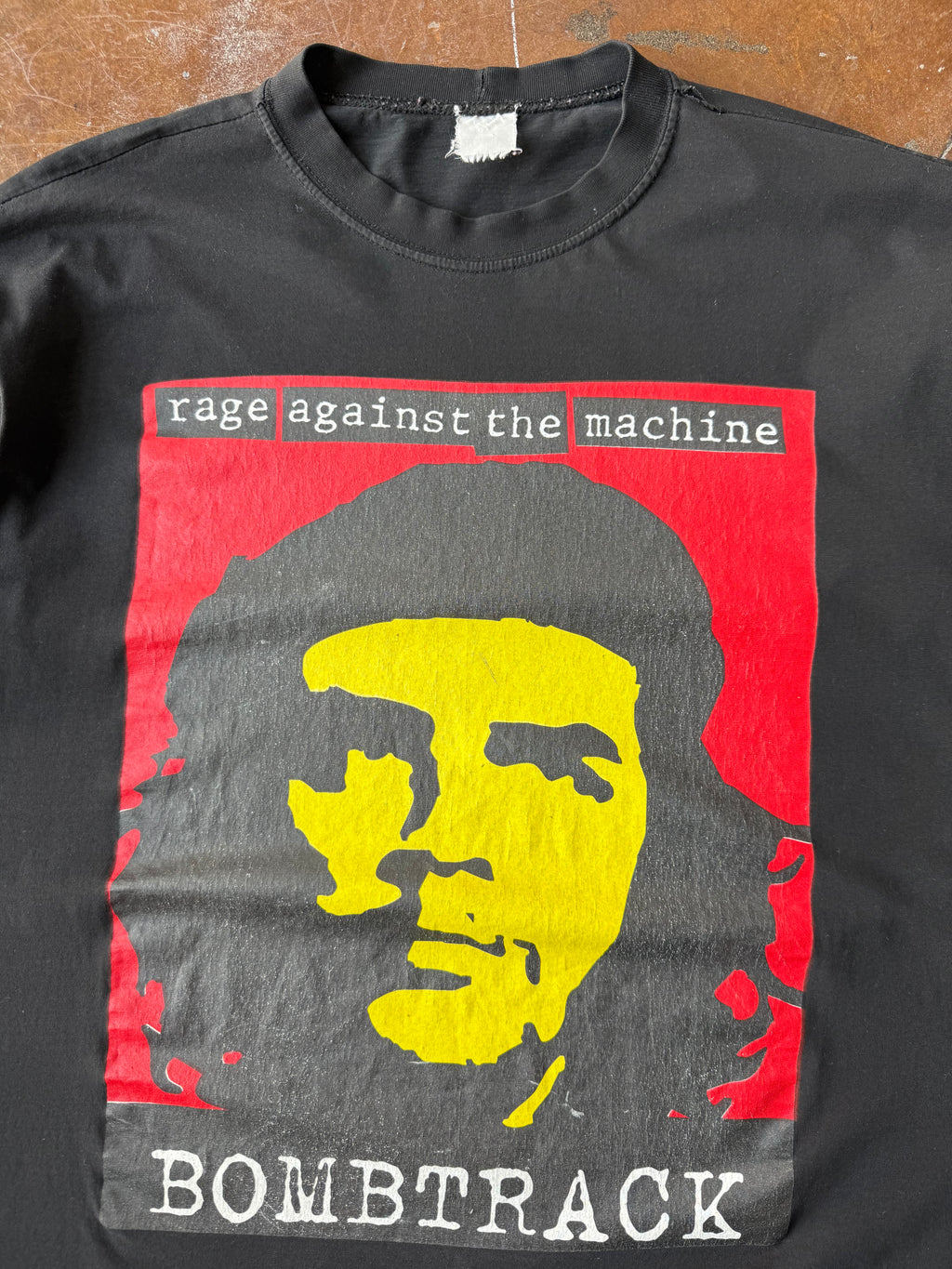 90s Rage Against the Machine "bombtrack" euro band shirt (XL)