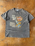 80s Harley Davidson "real steel" biker shirt (XL)