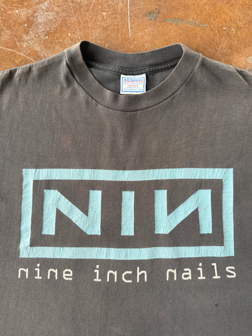 1996 Nine Inch Nails "nothing" cut-off band shirt (XL)