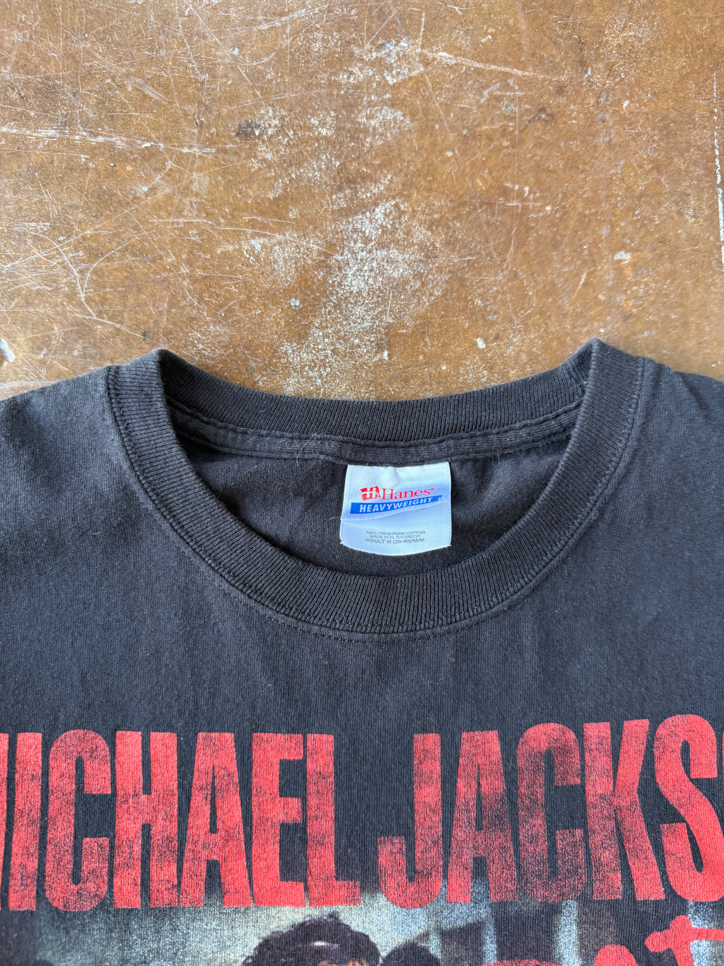 2000s Michael Jackson "bad" music shirt (MEDIUM)