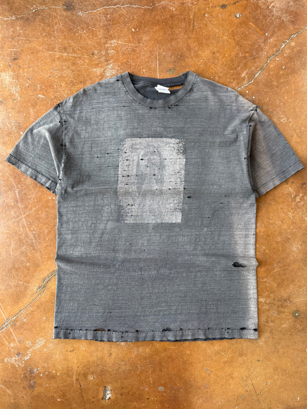 2000s faded & distressed Marilyn Manson "portrait" band shirt (XL)