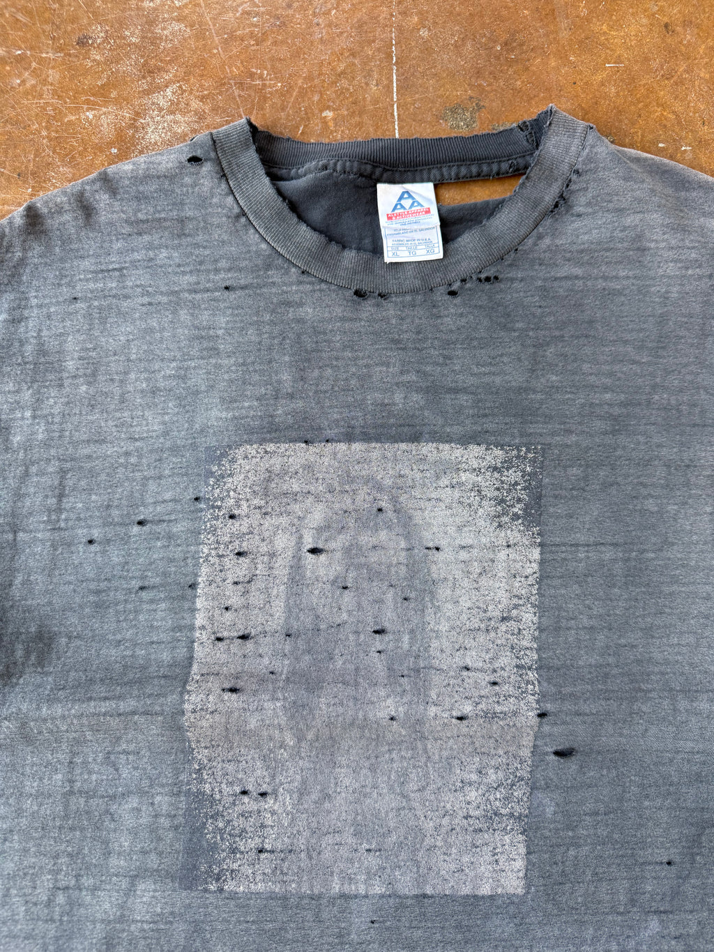 2000s faded & distressed Marilyn Manson "portrait" band shirt (XL)
