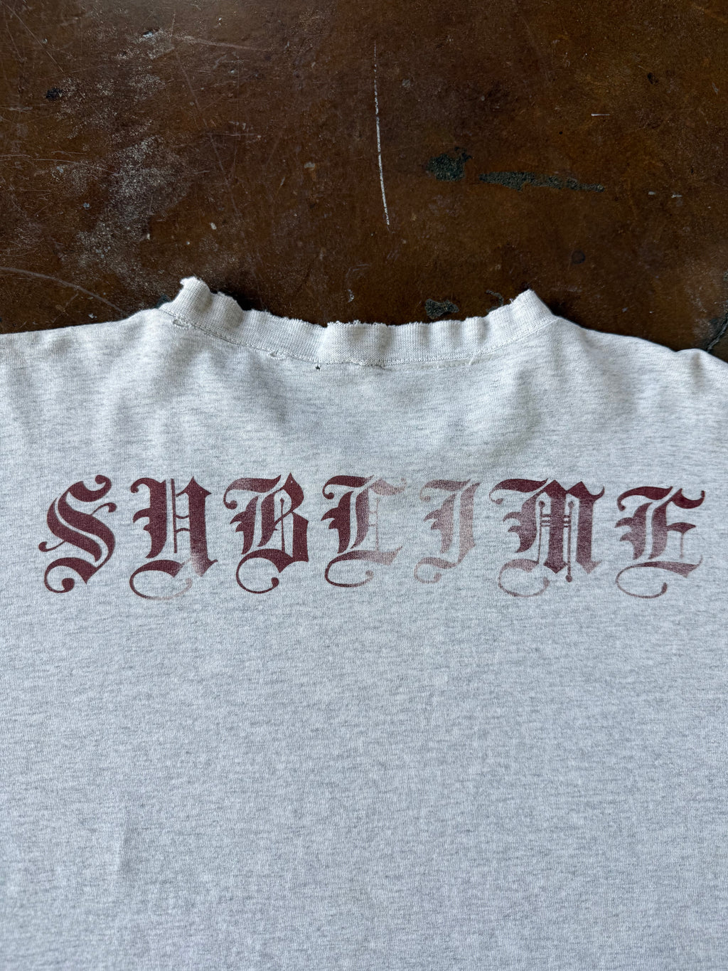 90s lightly distressed Sublime "dragon tattoos" longsleeve shirt (XL)