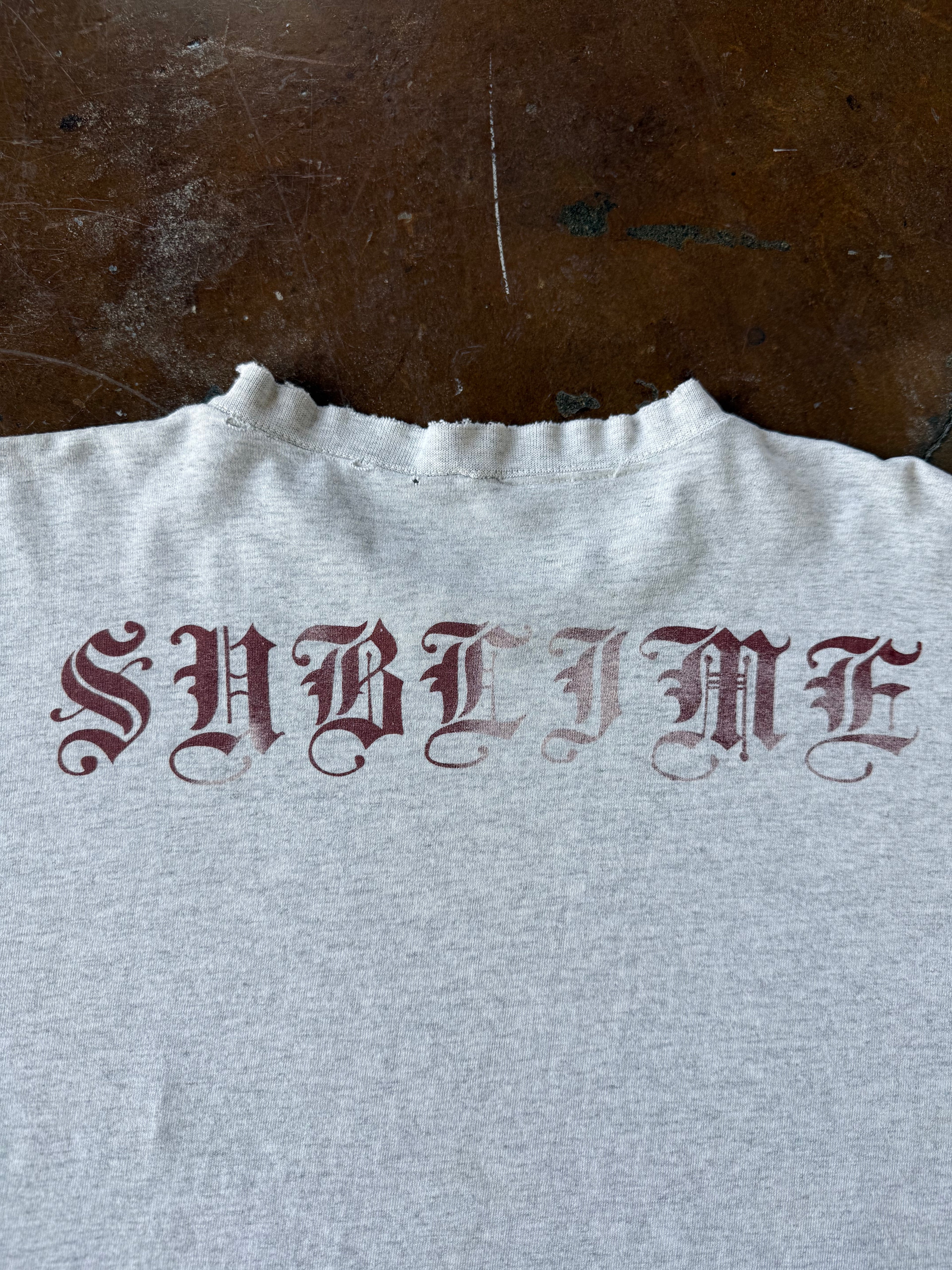90s lightly distressed Sublime "dragon tattoos" longsleeve shirt (XL)