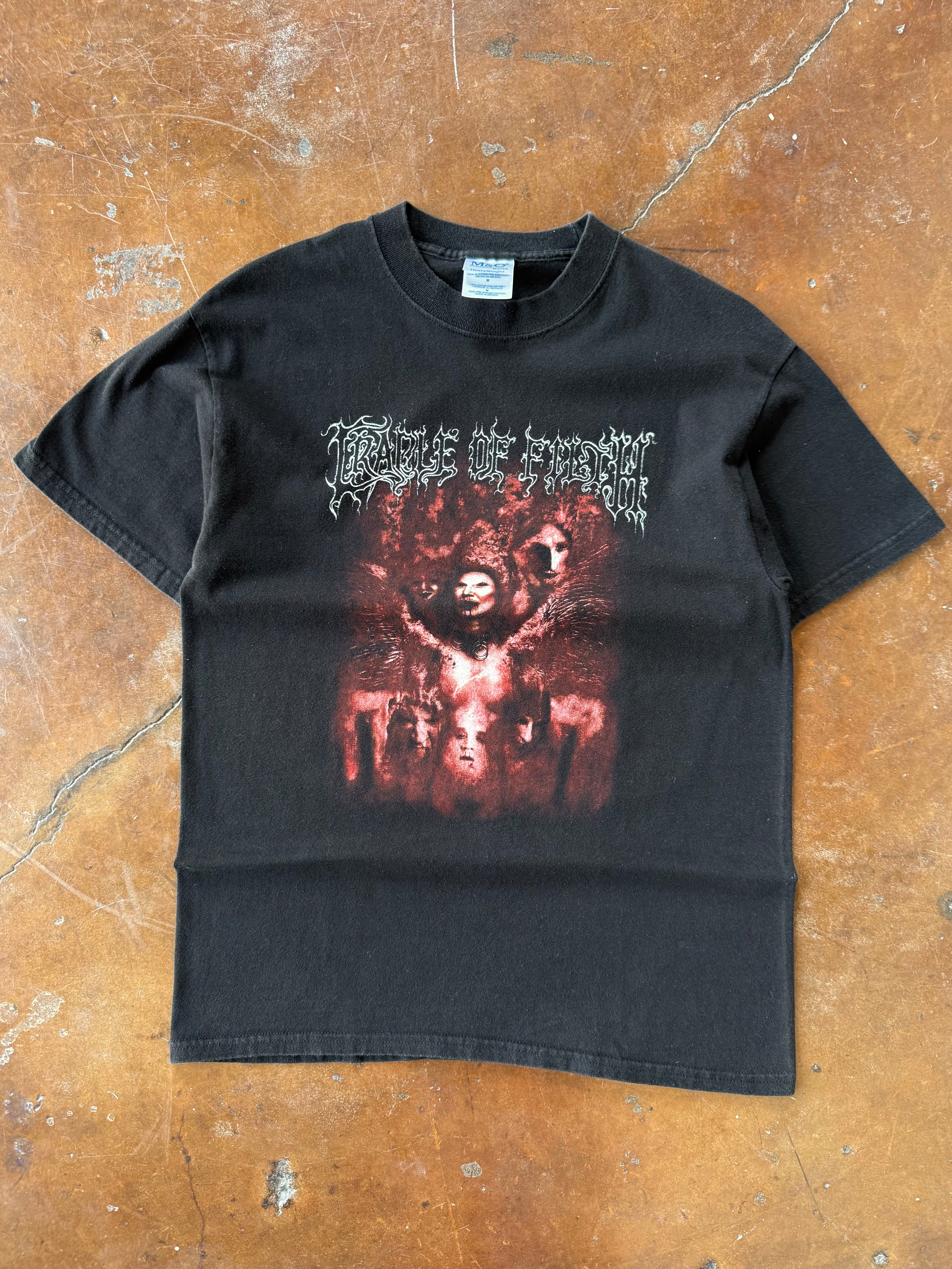 2003 Cradle of Filth "bleeding across america" band shirt (MEDIUM)