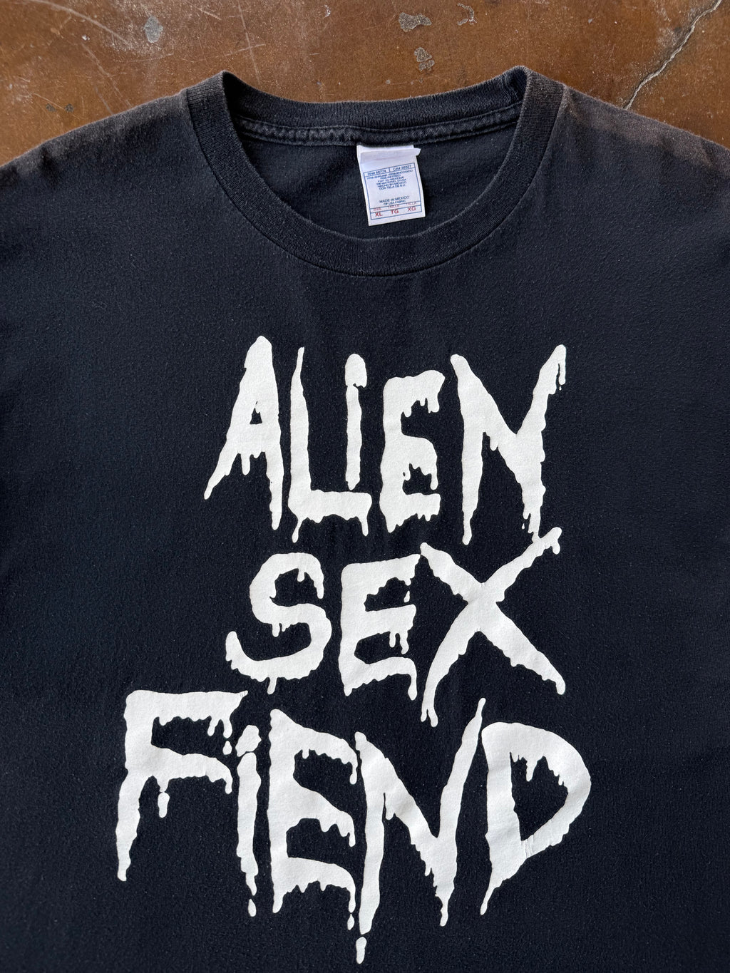 2000s Alien Sex Fiend quote shirt (XL)