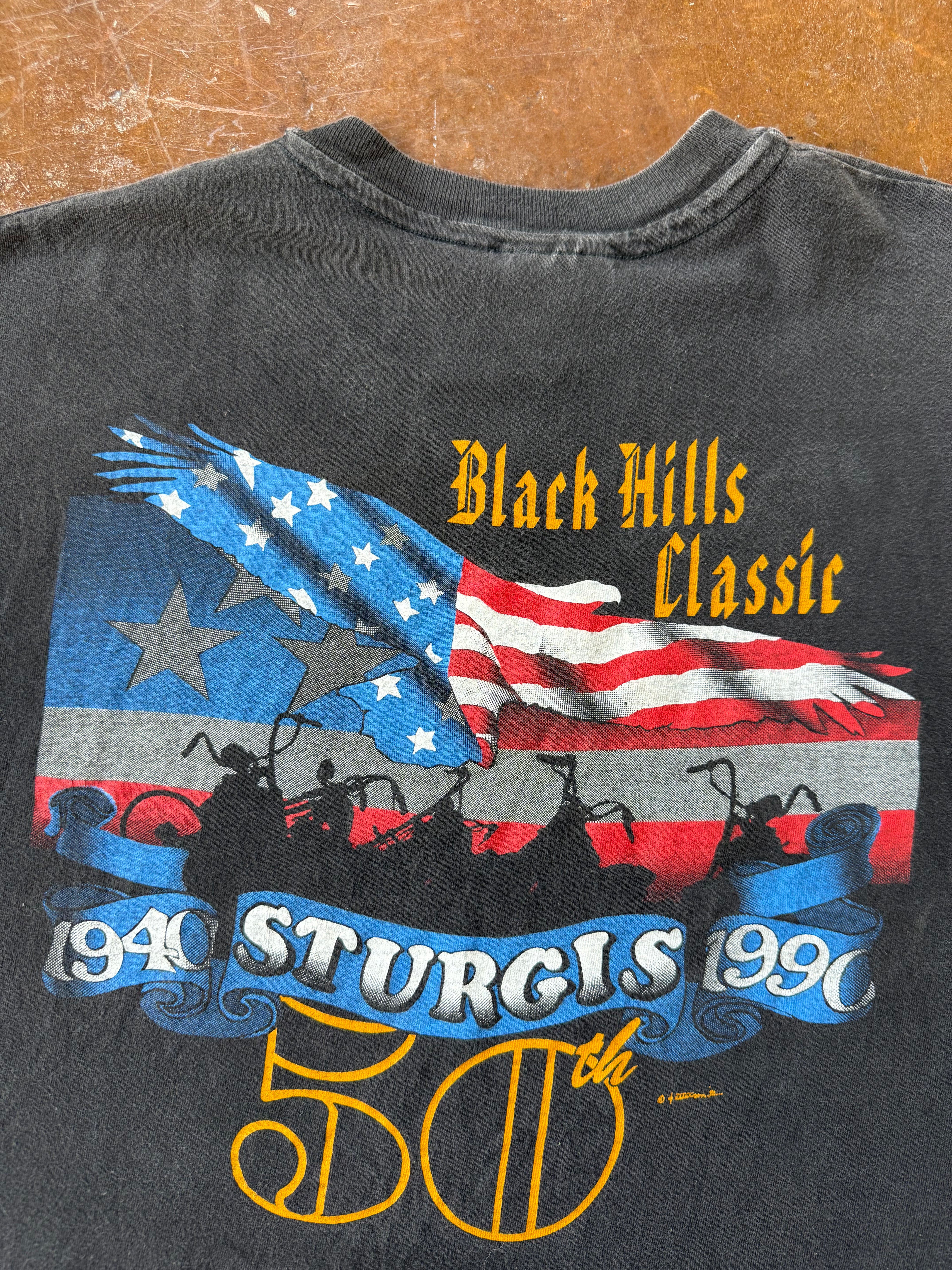 1990 Sturgis Widow Maker biker shirt (XL)