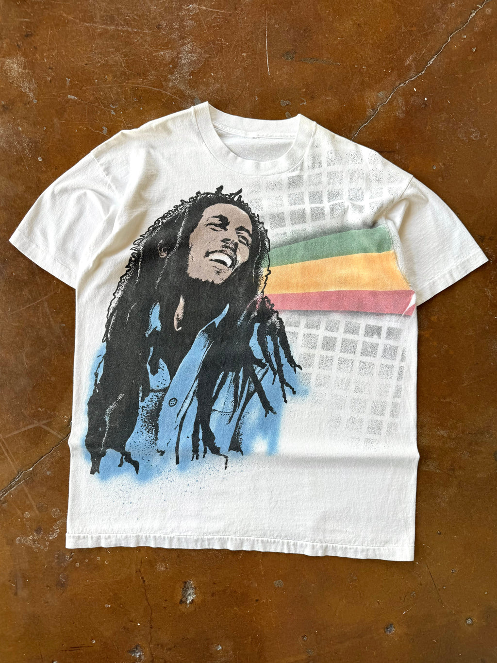 90s Bob Marley "portrait" shirt (XL)